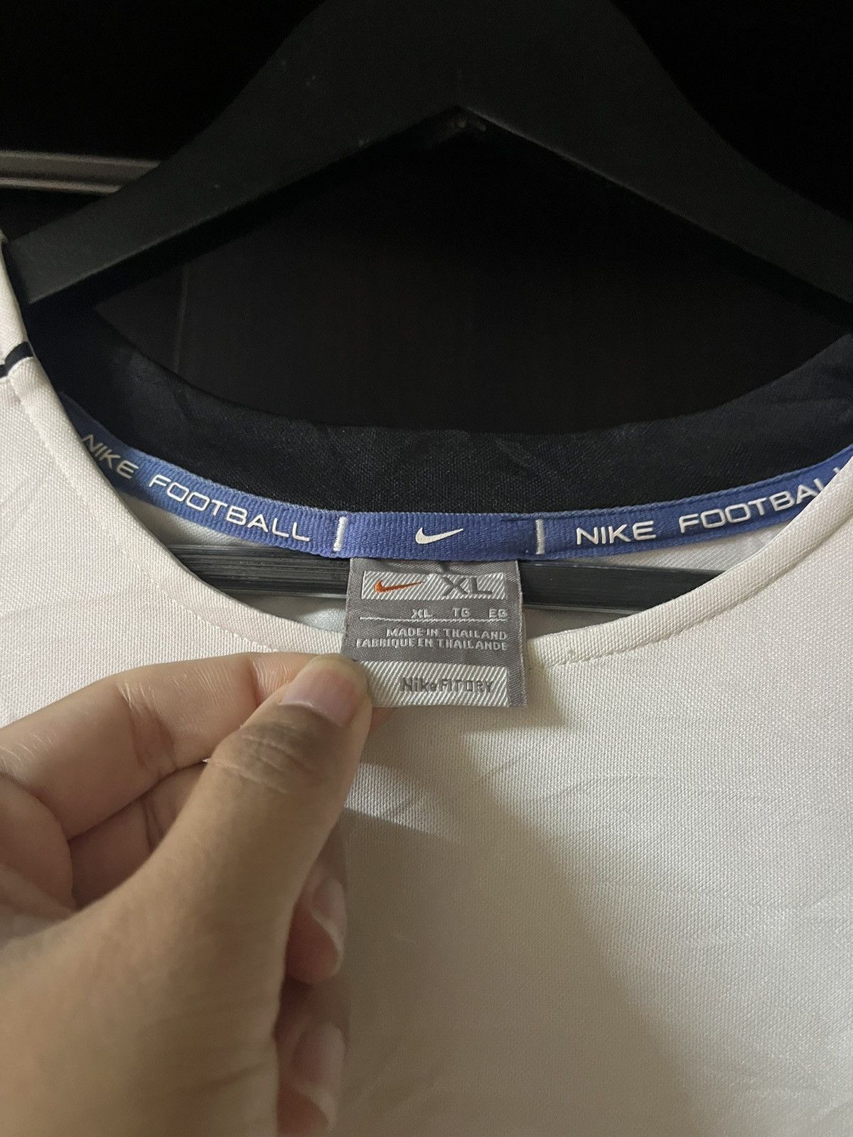 Nike × Vintage Nike big swoosh soccer jersey Size US XL / EU 56 / 4 - 3 Thumbnail