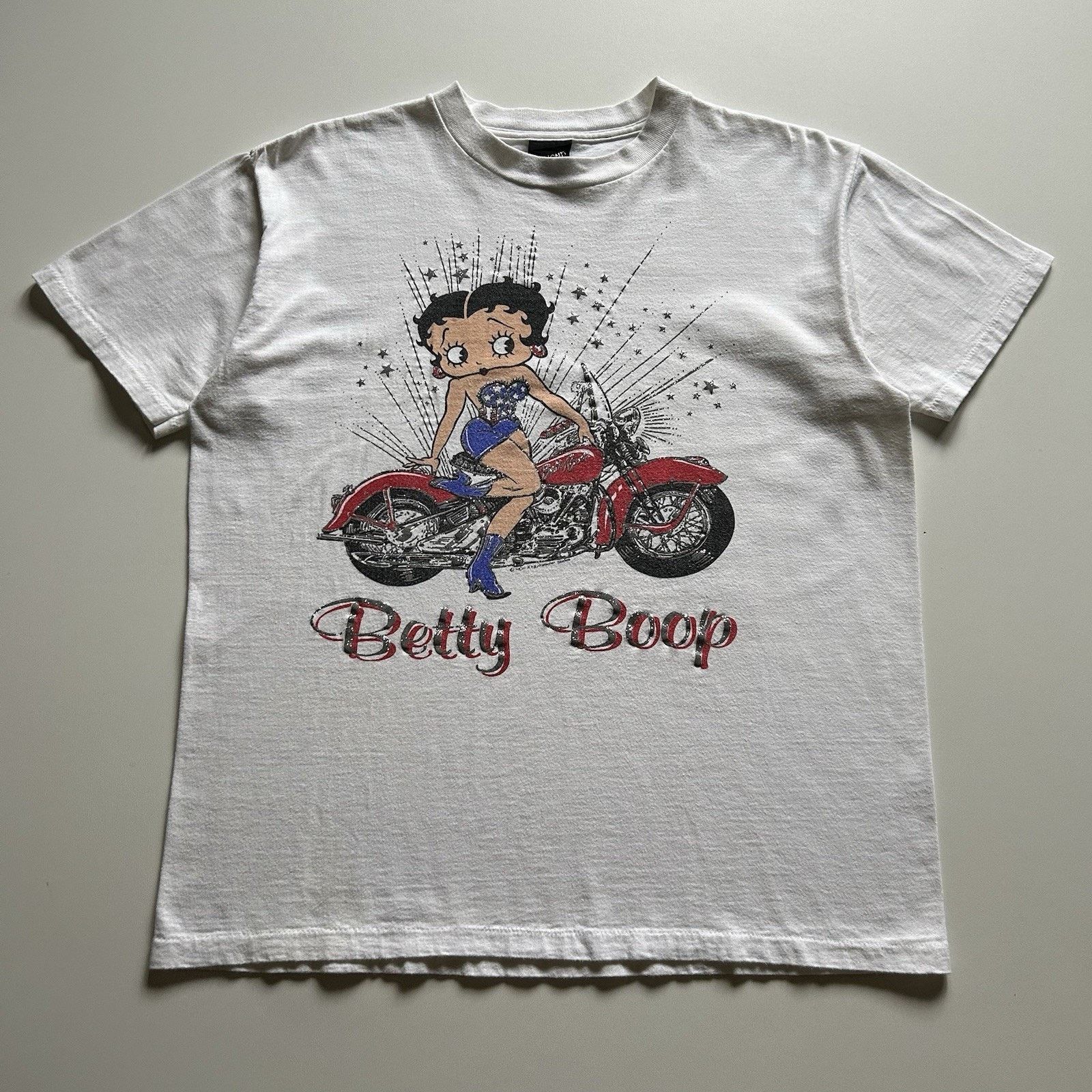 Vintage 90s Betty Boop T Shirt Single Stitched Graphic Large
