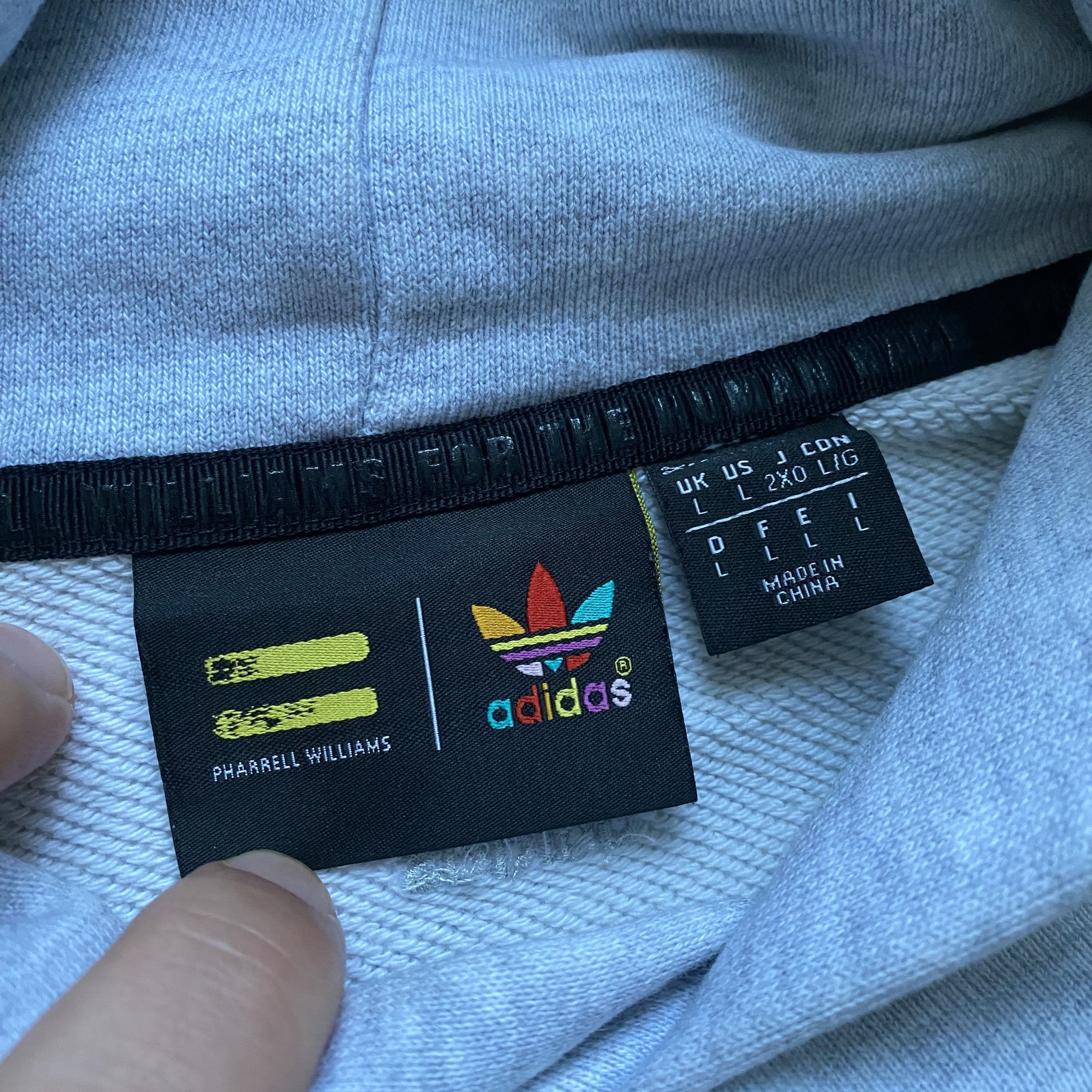 Adidas × Pharrell Pharrell Williams x Adidas Humanrace Heavy Hoodie Size US L / EU 52-54 / 3 - 8 Thumbnail