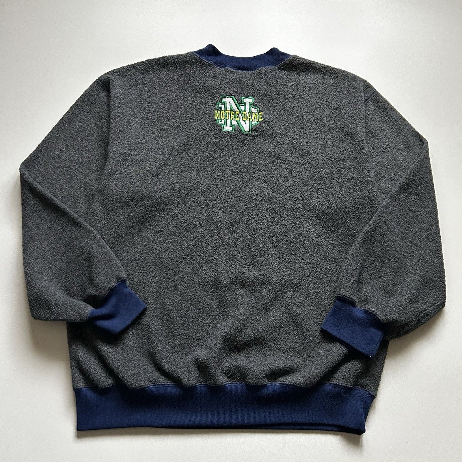 NCAA Vintage 90s Notre Dame Fighting Irish Crewneck Medium NCAA Size US M / EU 48-50 / 2 - 3 Thumbnail