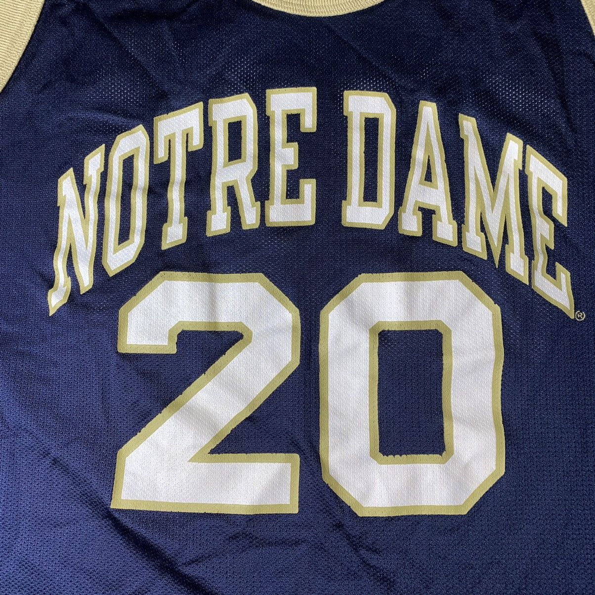 Champion VTG 90S NOTRE DAME CHAMPION BASKETBALL JERSEY Size US XL / EU 56 / 4 - 6 Thumbnail