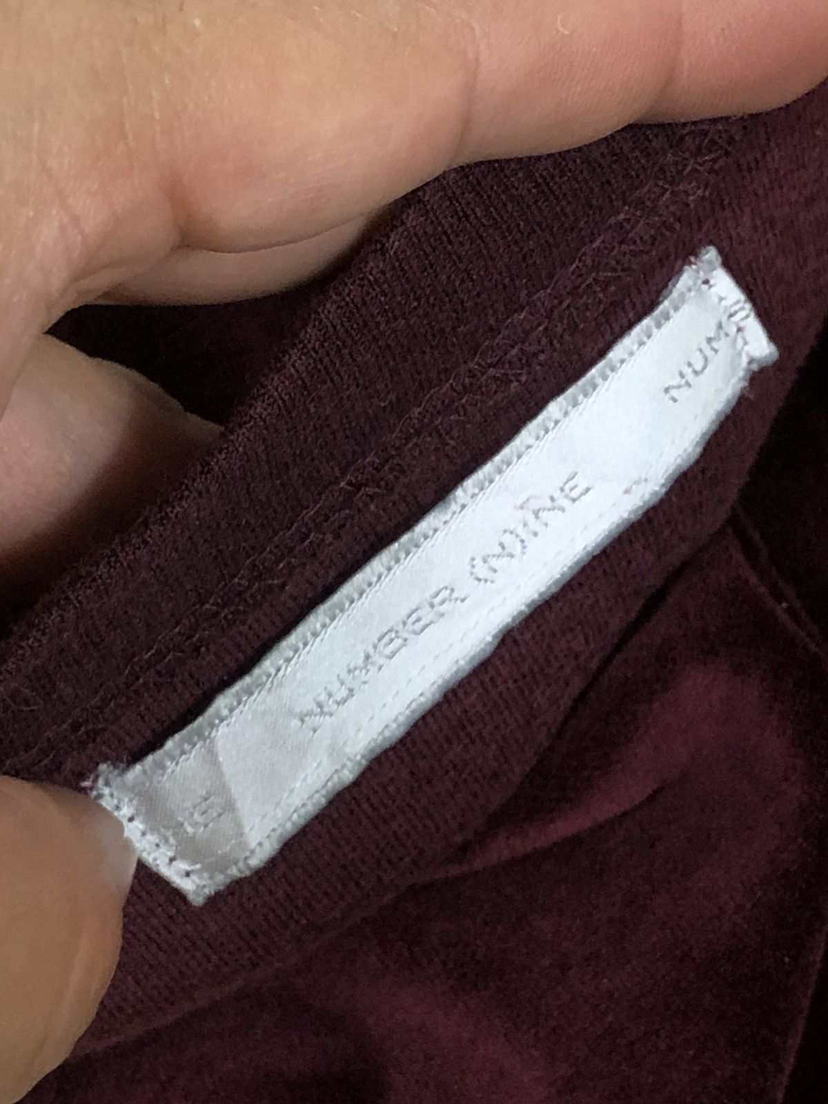 Number (N)ine RARE🔥VINTAGE NUMBER NINE VELVET BAGGY SLEEVES SWEATSHIRT Size US M / EU 48-50 / 2 - 5 Thumbnail