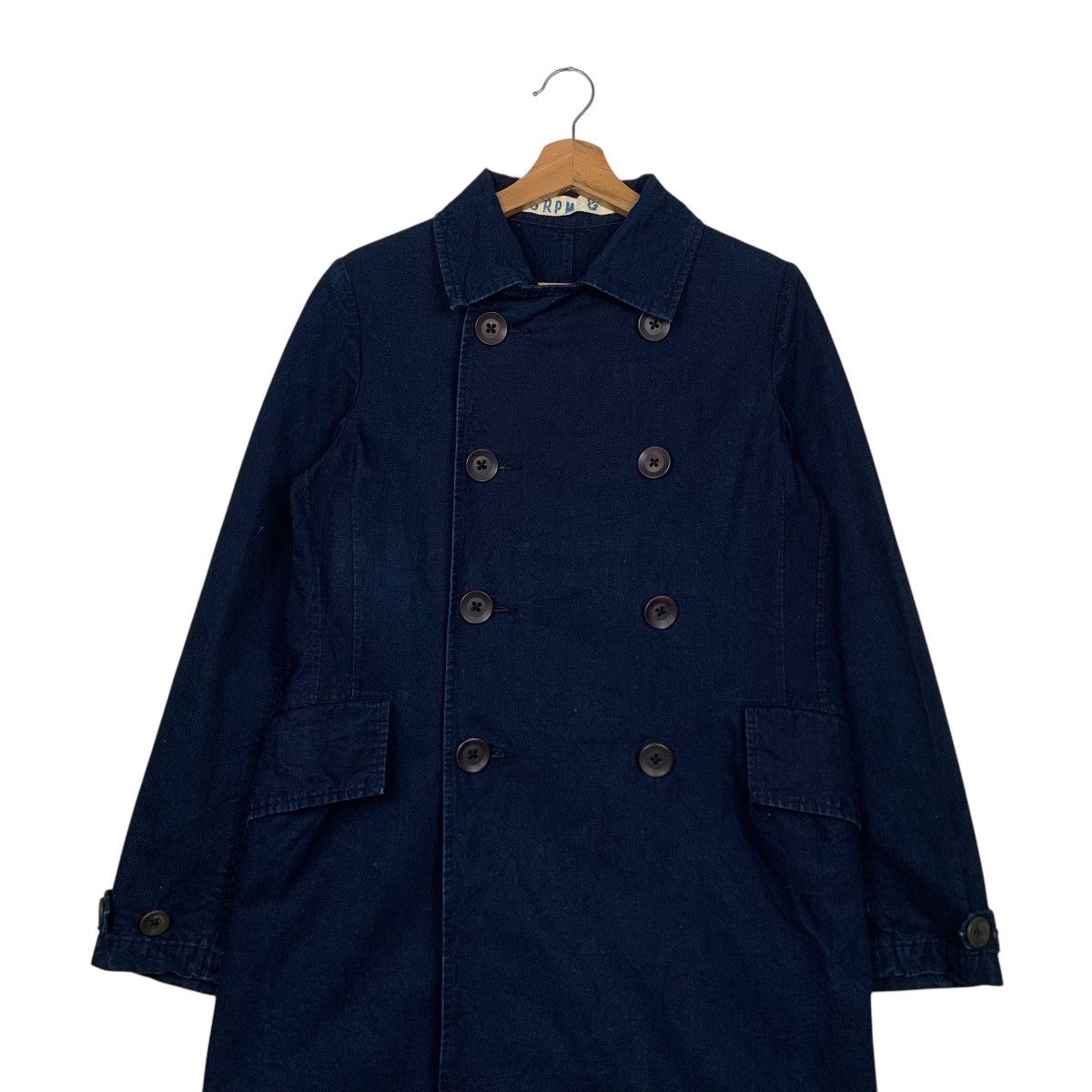 45rpm ☀️45RPM double breasted navy cotton jacket Size US S / EU 44-46 / 1 - 5 Thumbnail