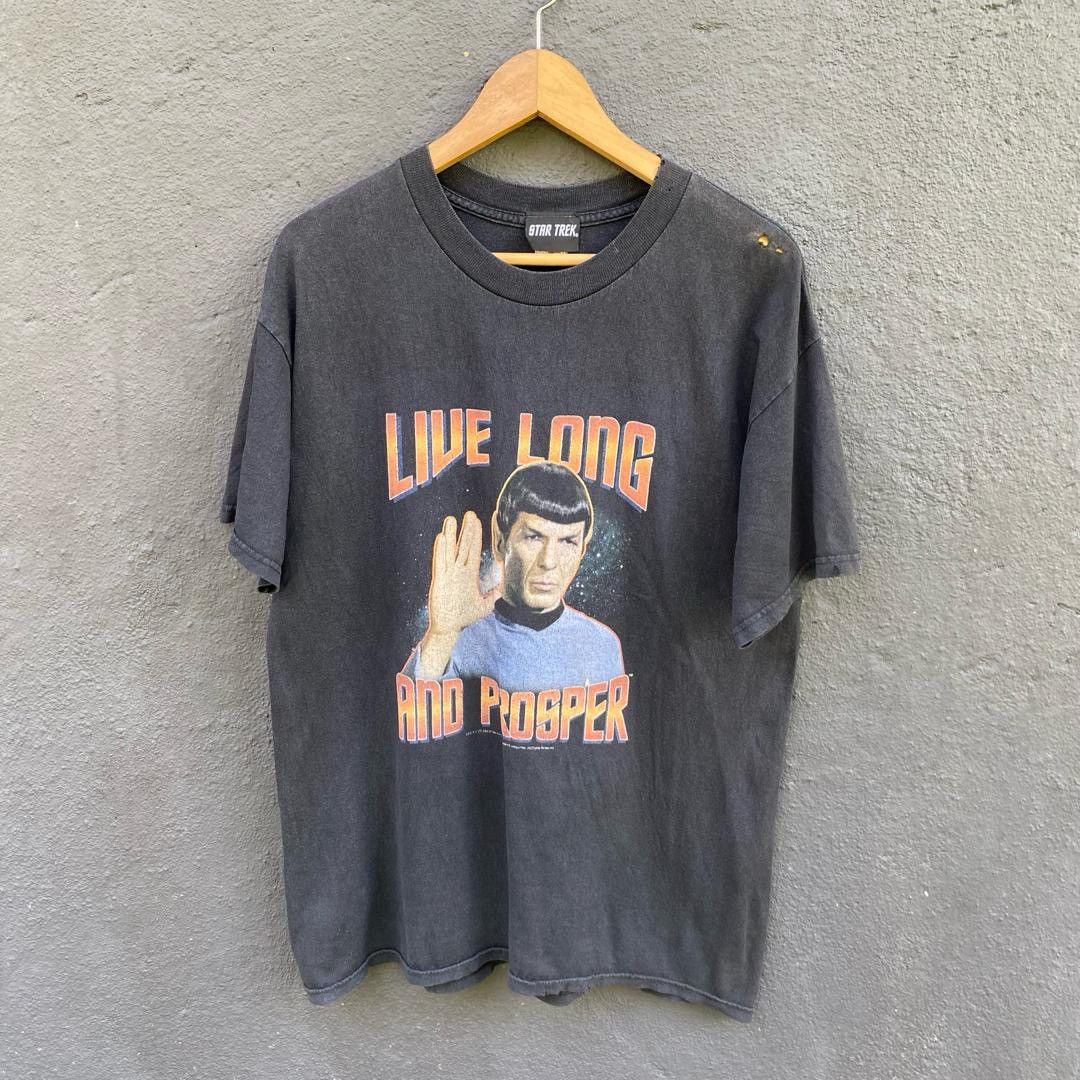 Other Thrashed faded distressed star trek movie tee Size US L / EU 52-54 / 3 - 1 Thumbnail