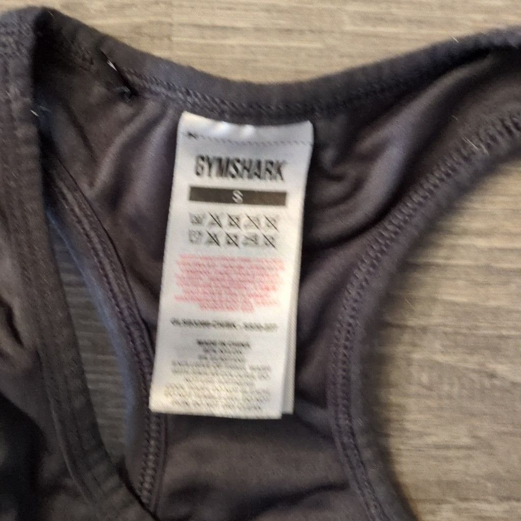 Gymshark Gymshark Gray And Black Seamless Sports Bra Size Small Size ONE SIZE - 2 Thumbnail