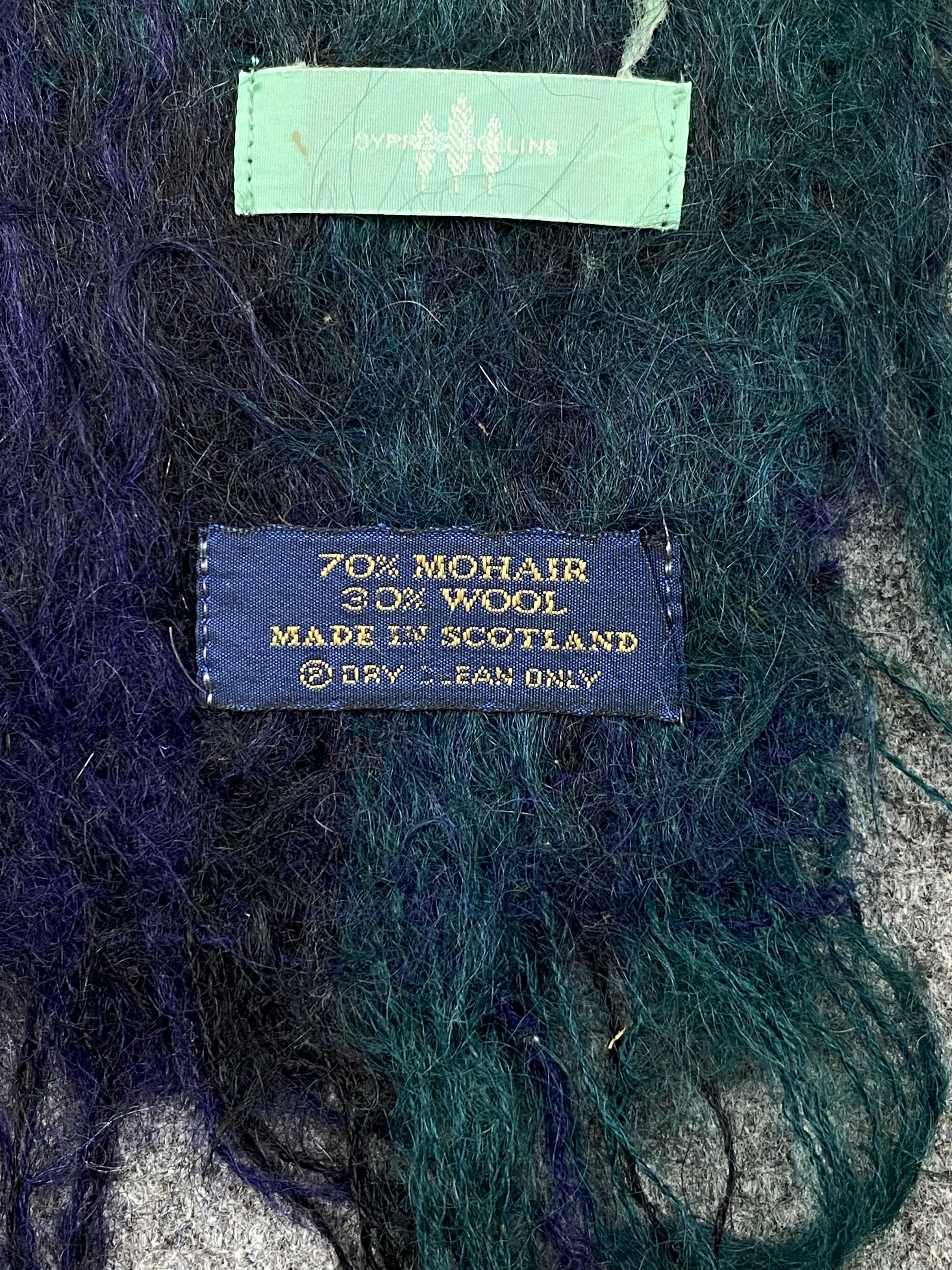 Other Tartan Mohair Scarf Muffler Neckwear SC0107 Size ONE SIZE - 6 Thumbnail
