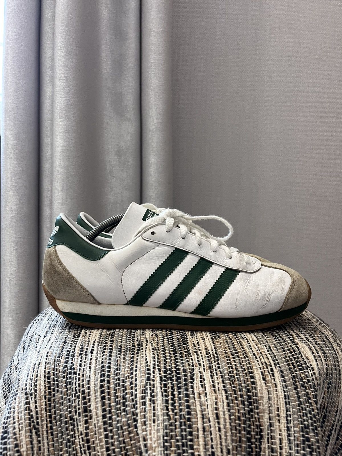 adidas gazelle silver green womens Nike Elite & adidas Falcon 1978 Vintage Running Shoes 70s Sneaker Prin –  Rewind Running™ main image 1