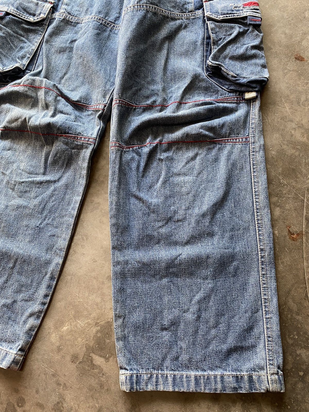 JNCO × Jean × Vintage Vintage Paul Jr Lajolla Surf California Cargo Denim Size US 32 / EU 48 - 4 Thumbnail