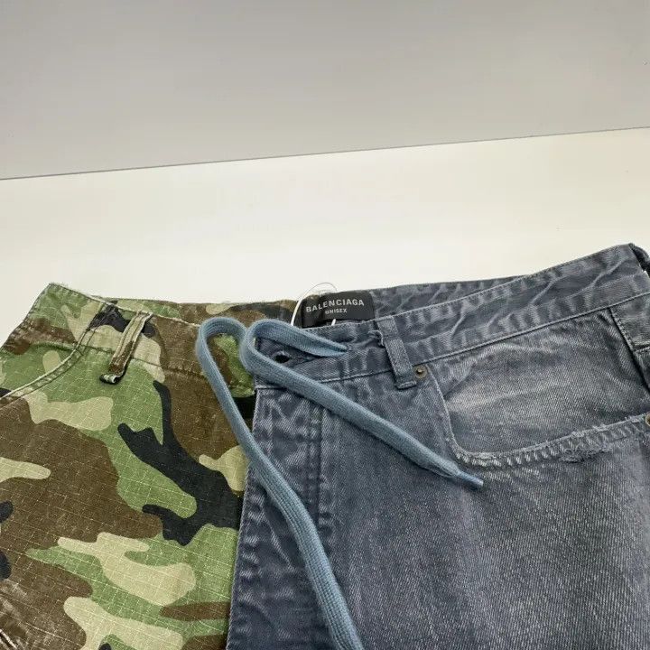 Balenciaga Balenciaga SS24 Vintage Camouflage Denim Pants 0079-2507 Size US 32 / EU 48 - 5 Thumbnail