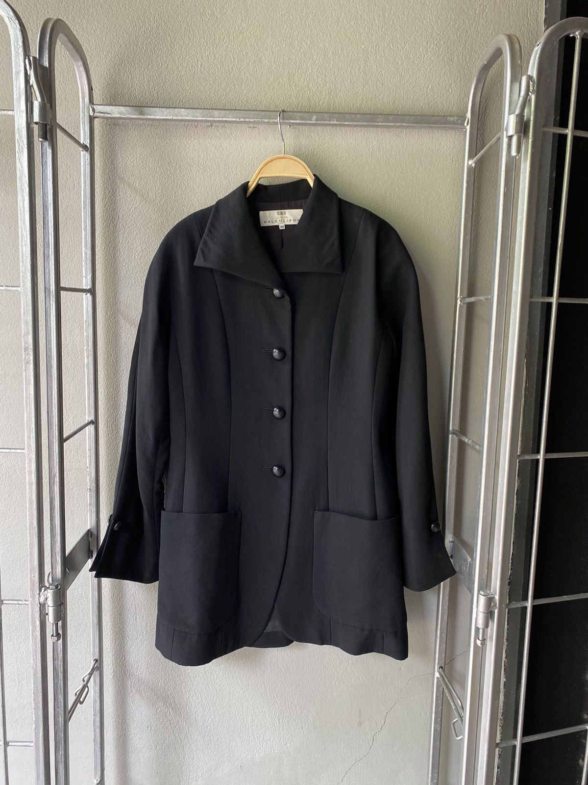 Balenciaga Balenciaga vintage black jacket Size ONE SIZE - 2 Thumbnail
