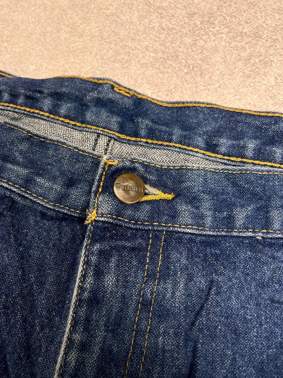 Other Vintage Carhartt Baggy Denim Workwear Jeans Y2K 42x32 Size US 42 / EU 58 - 6 Thumbnail