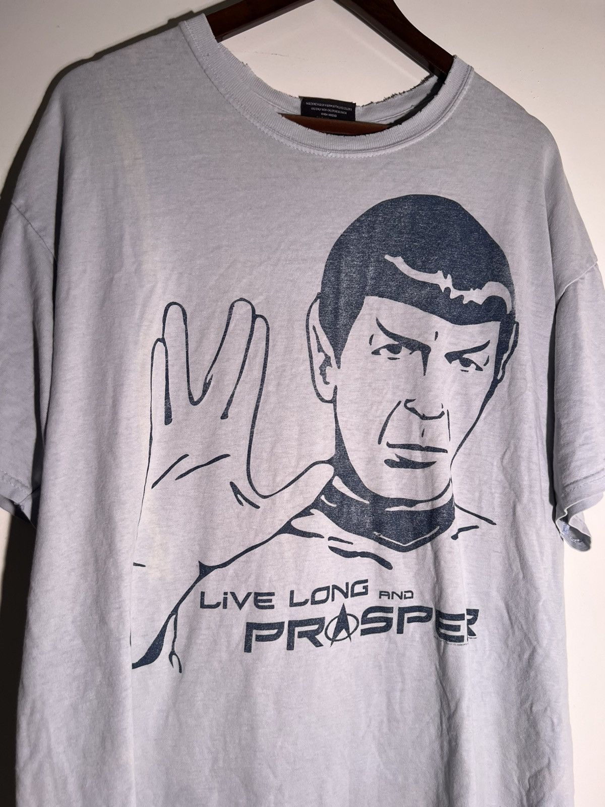 Vintage Y2K 2000's VTG Vintage Star Trek Spock Sci Fi Retro T Shirt Size US XL / EU 56 / 4 - 3 Thumbnail