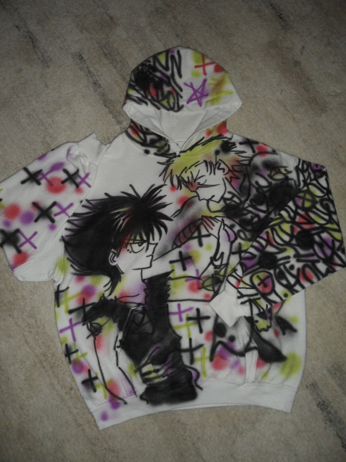 Other Anime Graffiti Hoodie Yu Yu Hakusho Size US L / EU 52-54 / 3 - 1 Thumbnail