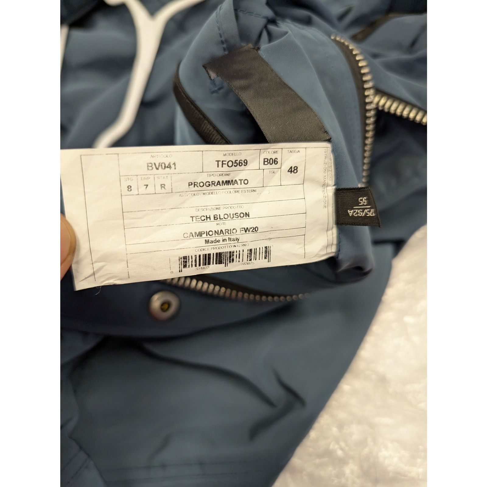 Tom Ford o1rshd1 CC20 Tech Blouson Jacket in Petrol Blue Size US M / EU 48-50 / 2 - 17 Thumbnail