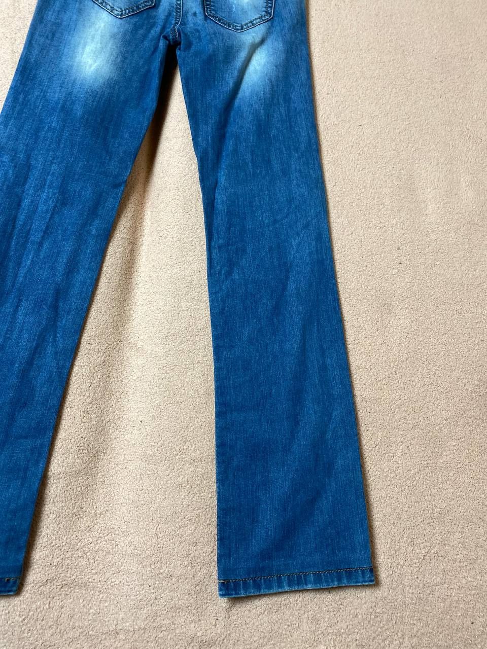 Dsquared2 Vintage Dsquared2 distressed embroidered Straight Jeans Size 27" / US 4 / IT 40 - 15 Thumbnail