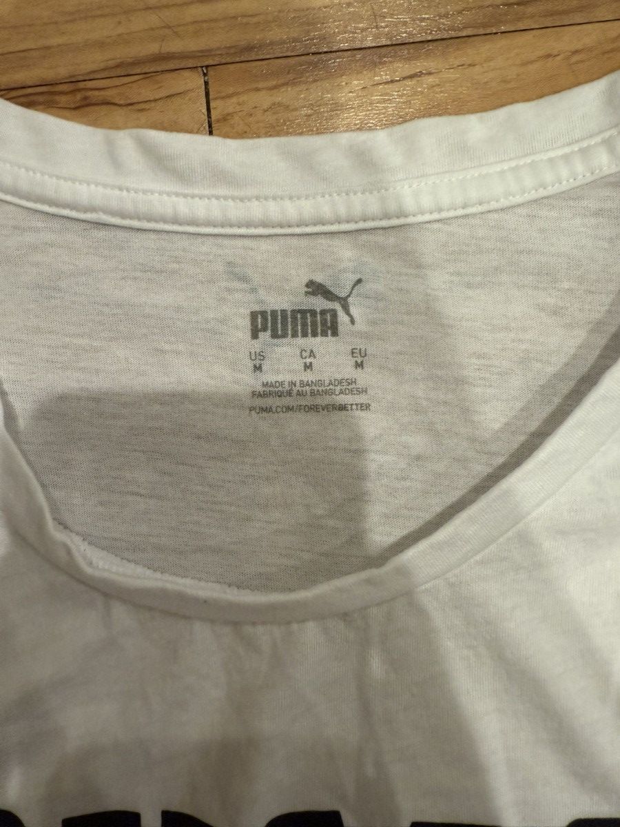 Puma PUMA White Muscle Tank Top - Size Medium Size M / US 6-8 / IT 42-44 - 6 Thumbnail
