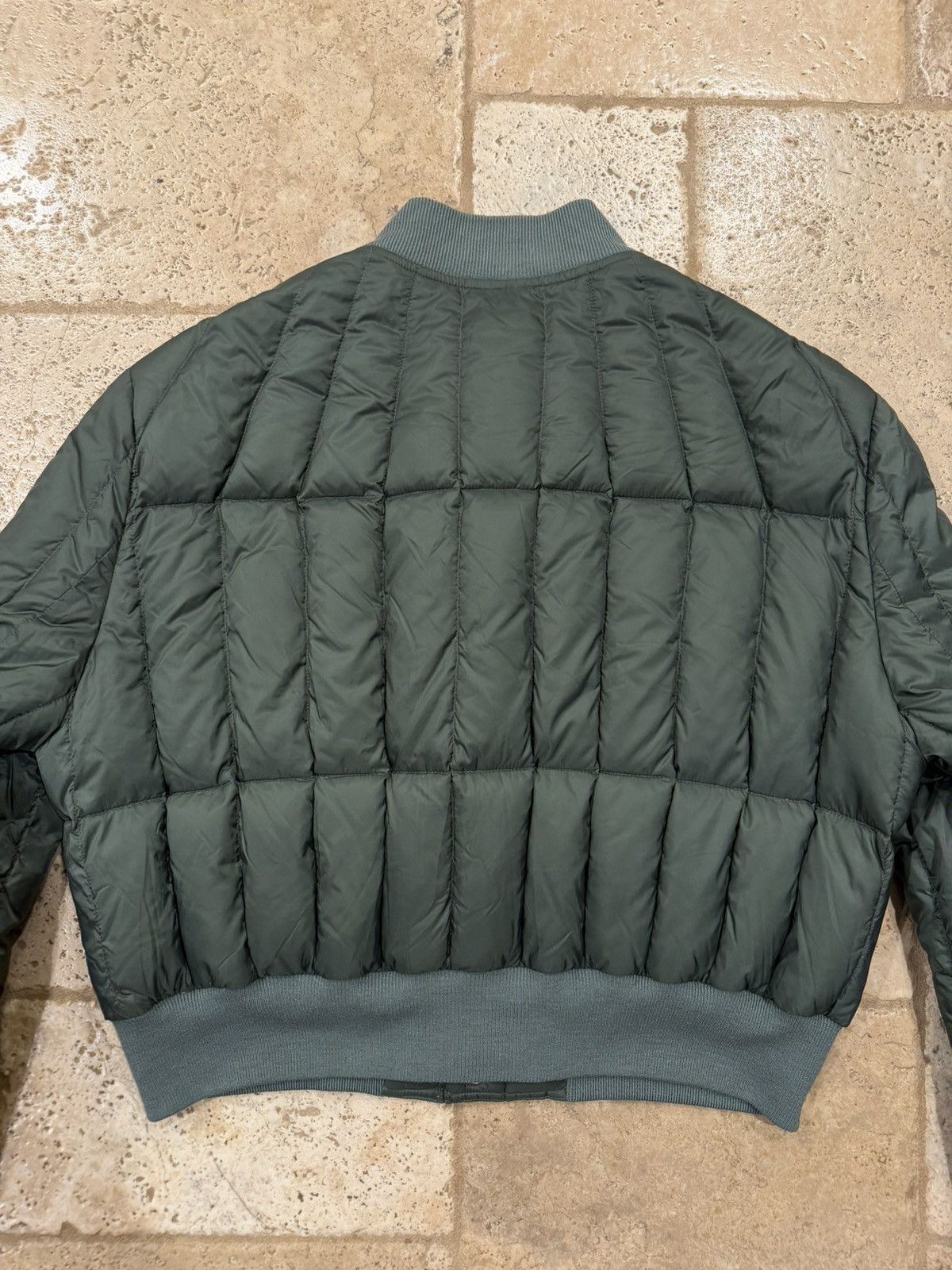 Rick Owens Rick Owens FW21 Gethsemane Geth Padded Green Bomber Jacket Size US L / EU 52-54 / 3 - 11 Thumbnail