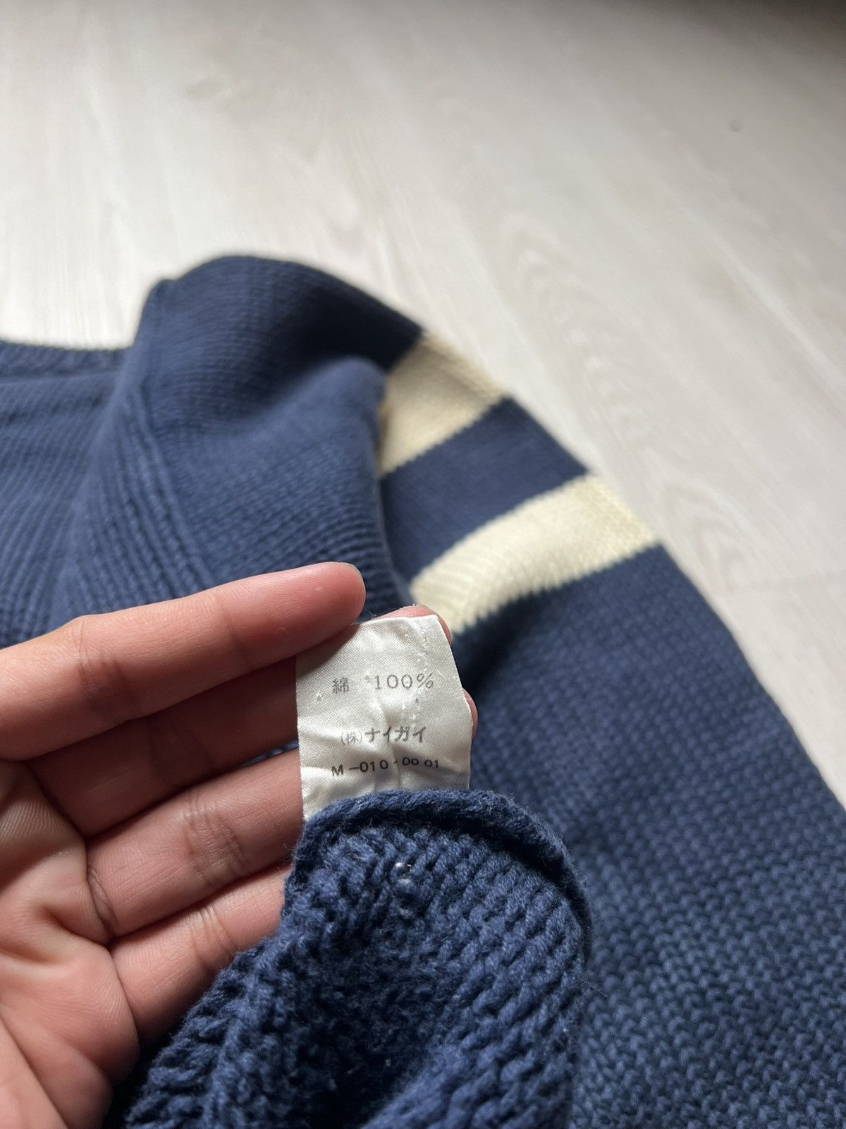 Polo Ralph Lauren Polo Ralph Lauren “P” Letterman Knit Sweater Size US M / EU 48-50 / 2 - 6 Thumbnail