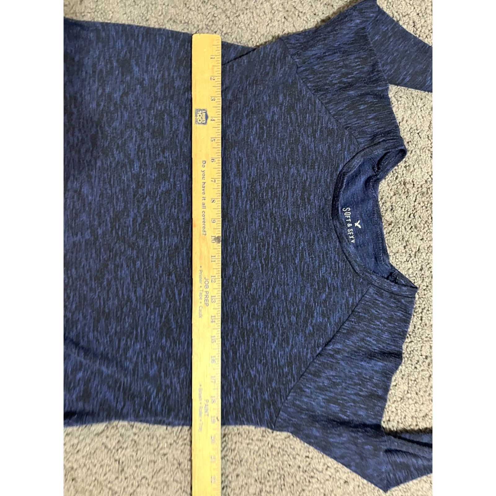 American Eagle Outfitters VINTAGE American Eagle Outfitters Top Long Sleeve Blouse Women XS Navy Blue Pullover 1990s Mens? Size XS / US 0-2 / IT 36-38 - 5 Thumbnail