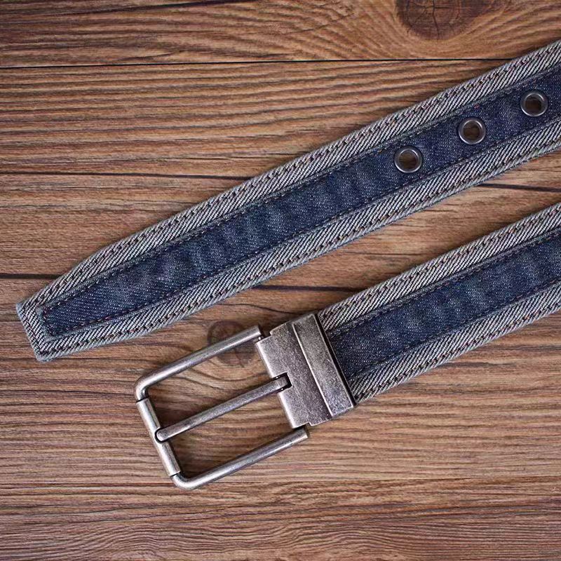 Japanese Brand × Vintage Street Vintage Patchwork Denim Belt 47 in. Size ONE SIZE - 2 Thumbnail