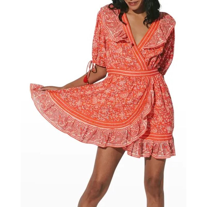 Cleobella $218 New Cleobella Blair Dress - red - XS Size XS / US 0-2 / IT 36-38 - 3 Thumbnail
