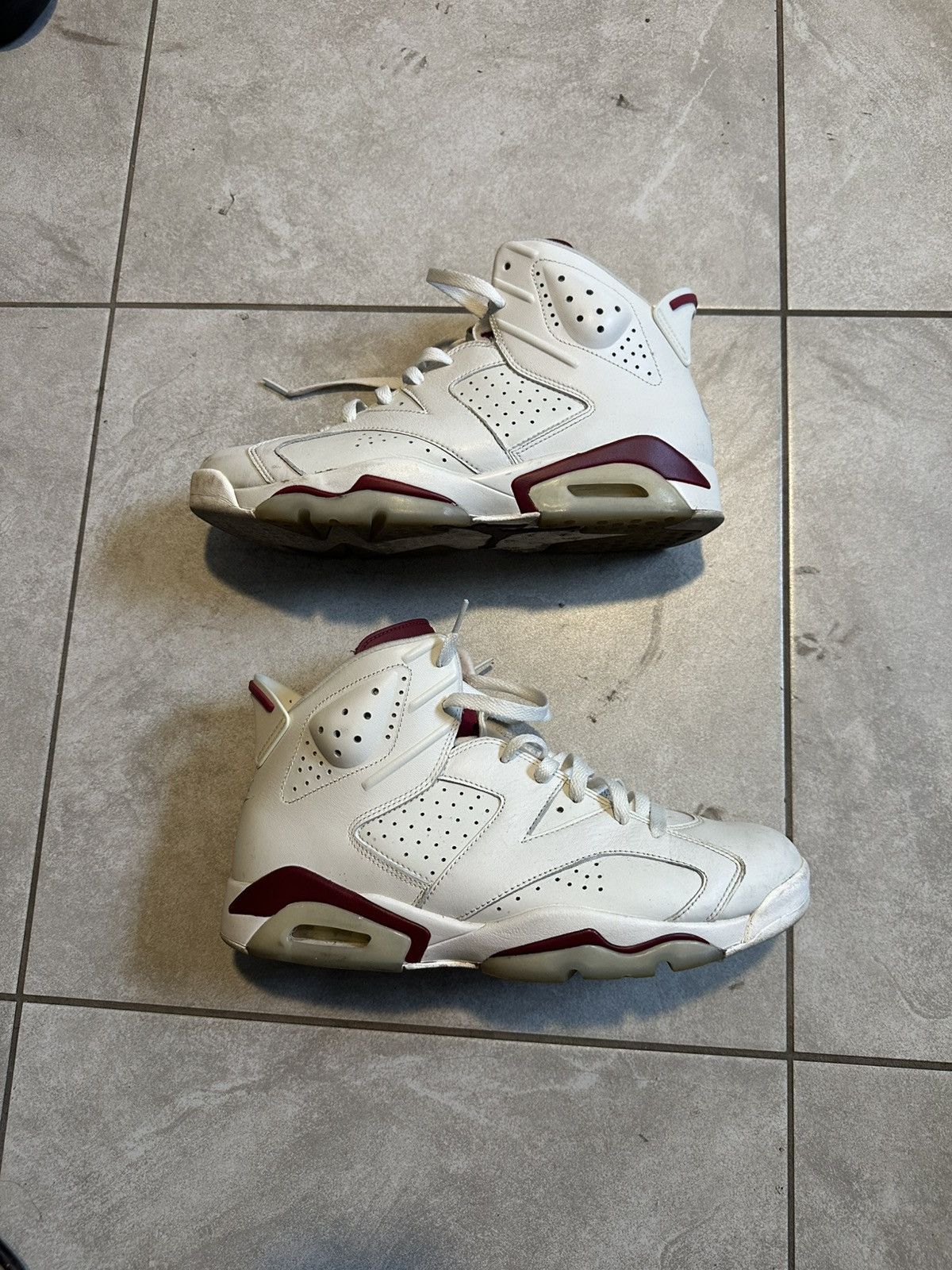 Nike Jordan 6 maroon Size US 11.5 / EU 44-45 - 5 Thumbnail