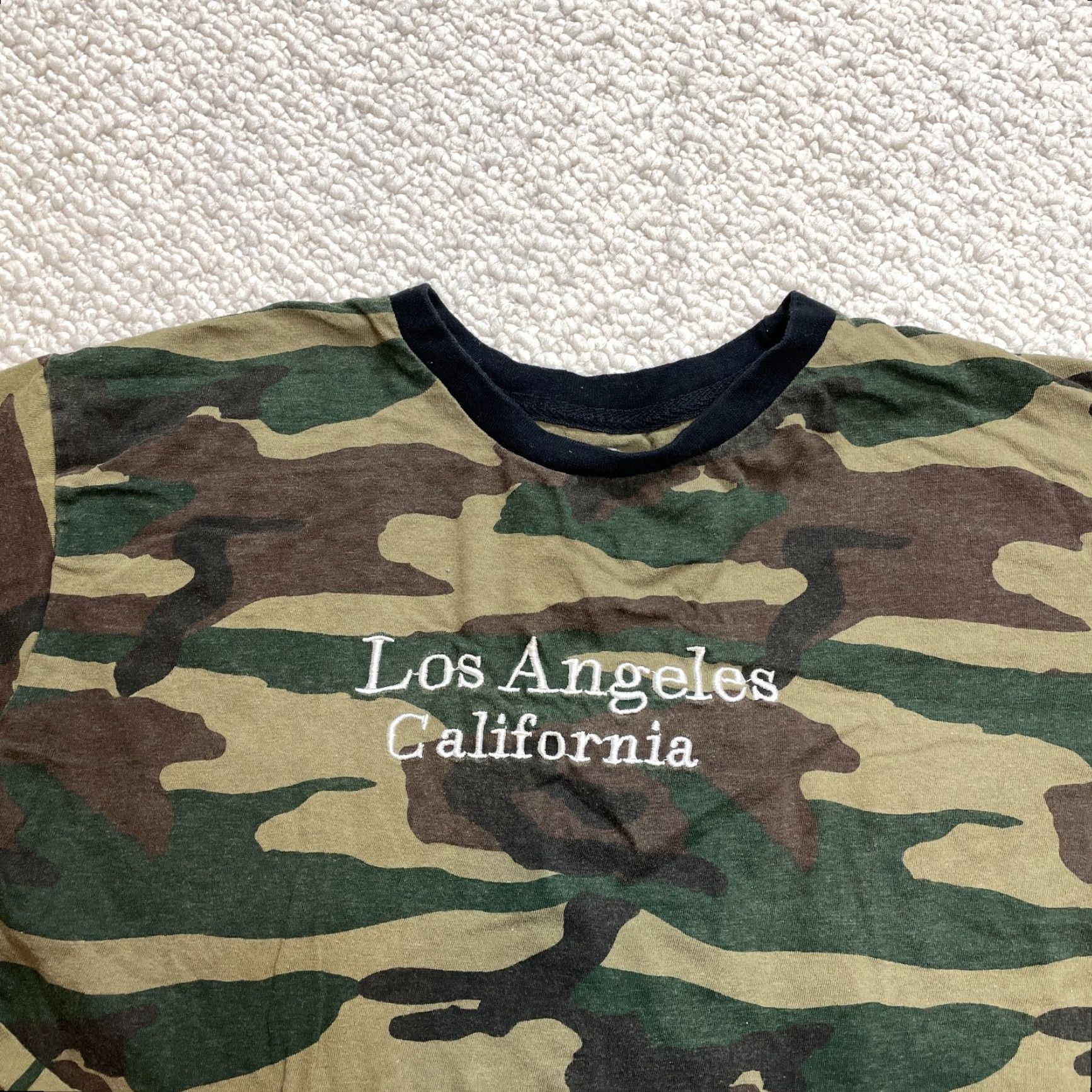 Vintage Eighty Eight Shirt Adult M Long Sleeve Green Camo Crew Relaxed Fit Mens Size US M / EU 48-50 / 2 - 2 Thumbnail
