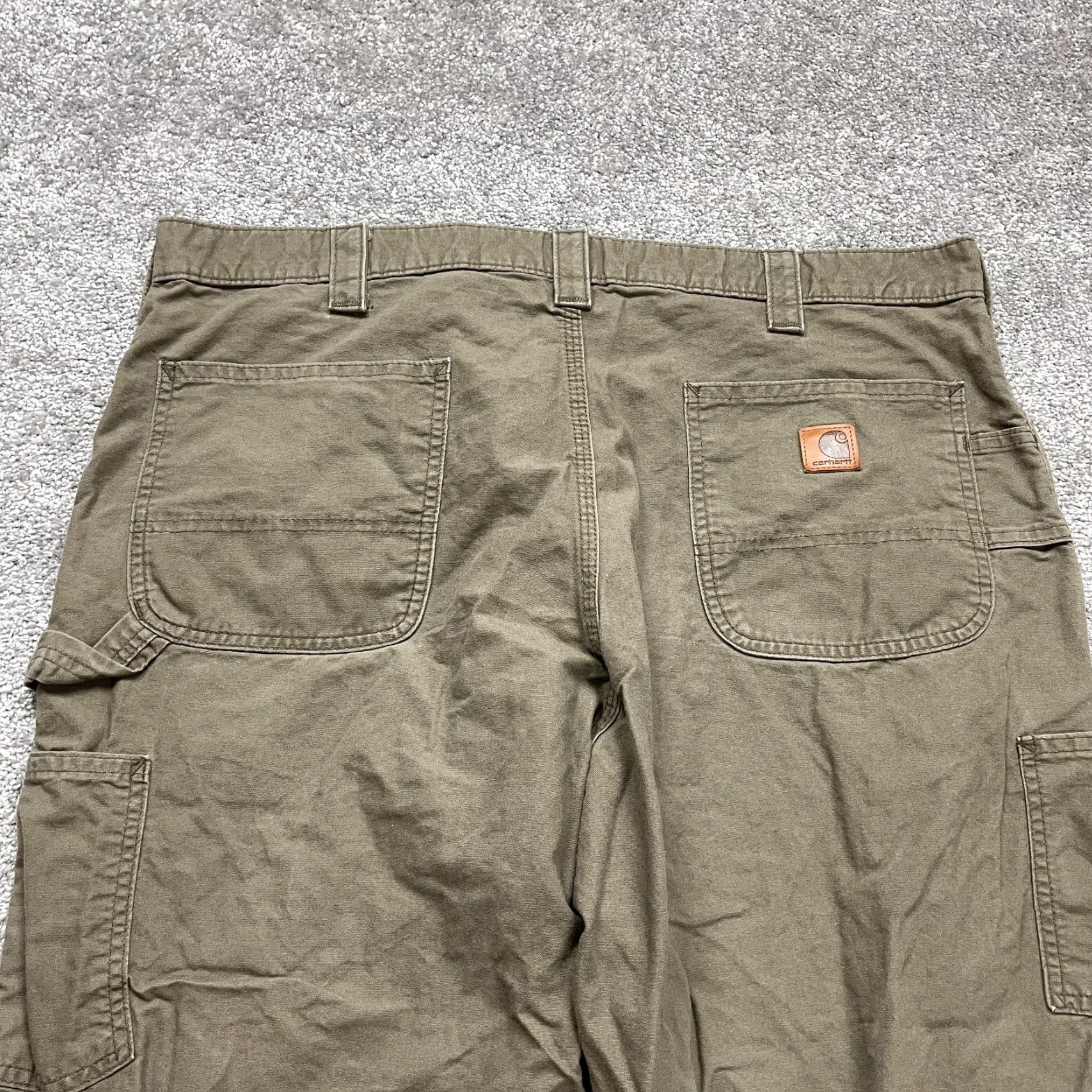 Carhartt Carhartt Carpenter Pants Mens 41x31 Green Straight Leg Cotton Workwear Outdoor Size US 41 - 4 Thumbnail