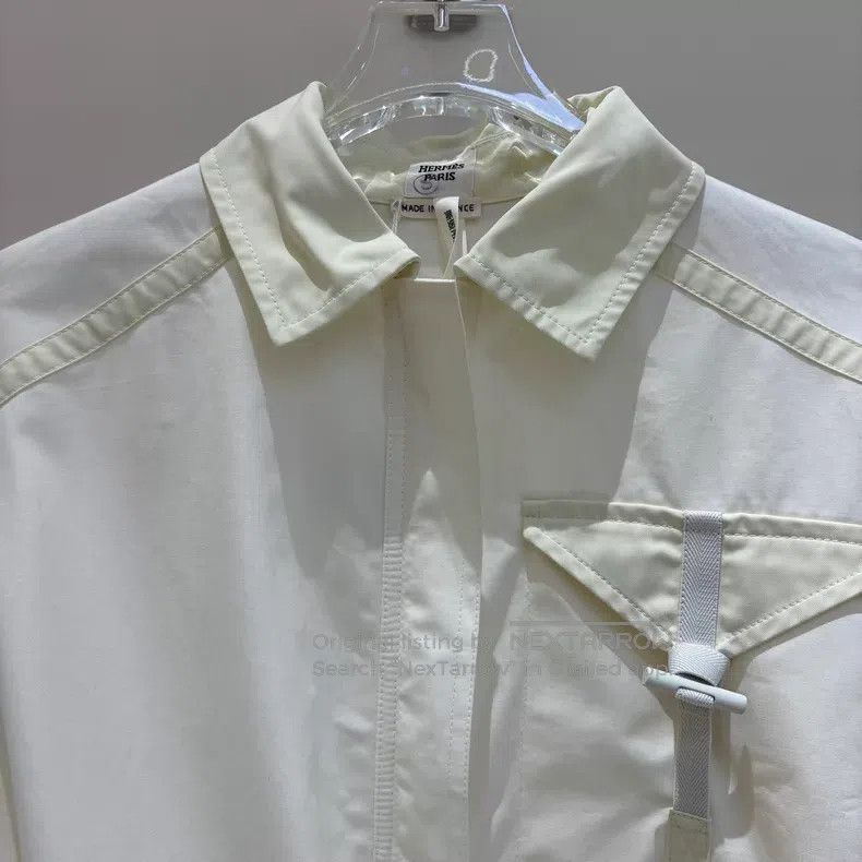 Hermes Hermes SS23 Solid Color Belt Detail Straight All-in-One Pa Size 42" / US 20 - 3 Thumbnail