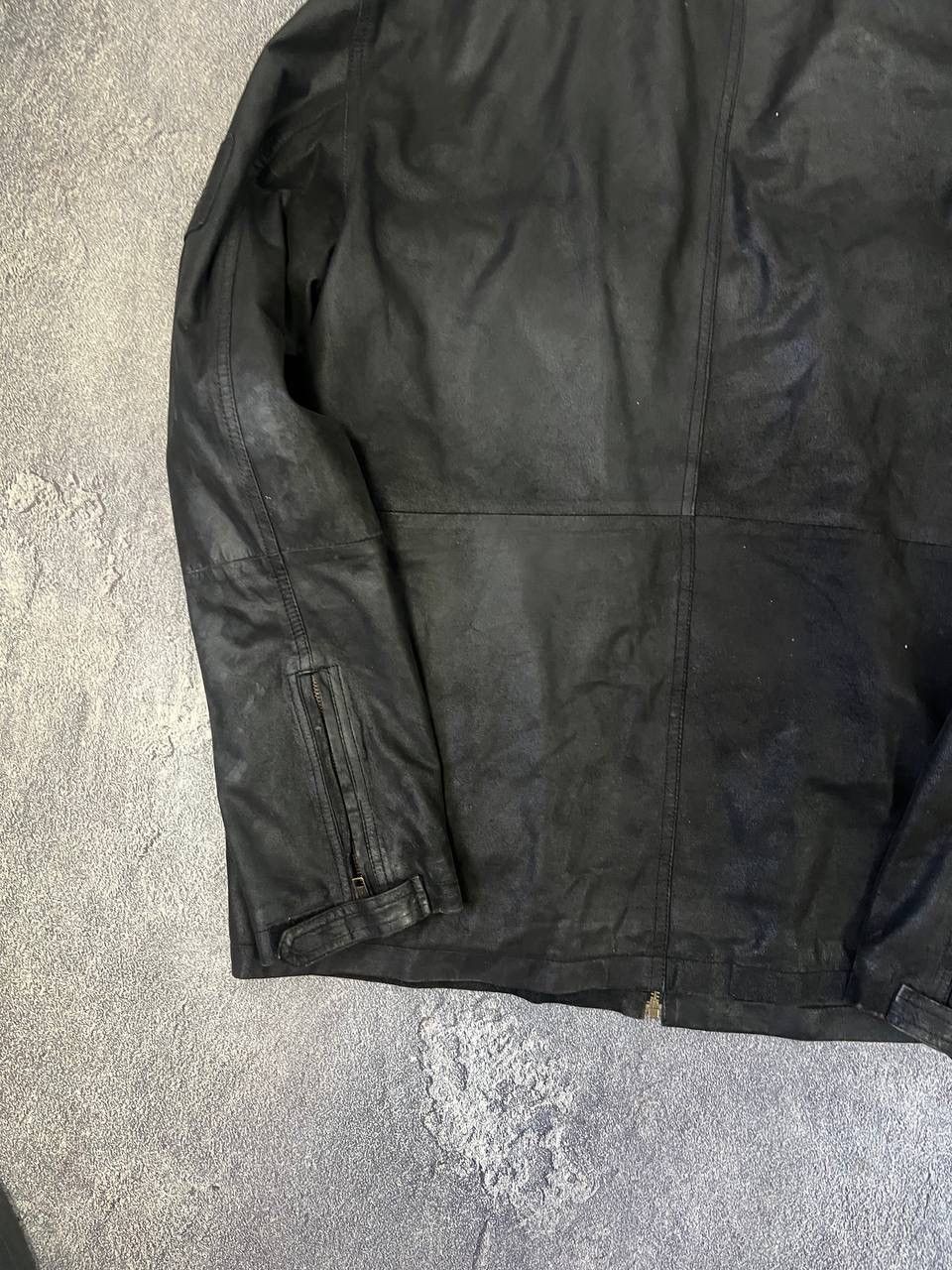 Alpha Industries Vintage 90s Alpha Industries Leather Jacket Flight US L Size US L / EU 52-54 / 3 - 25 Thumbnail