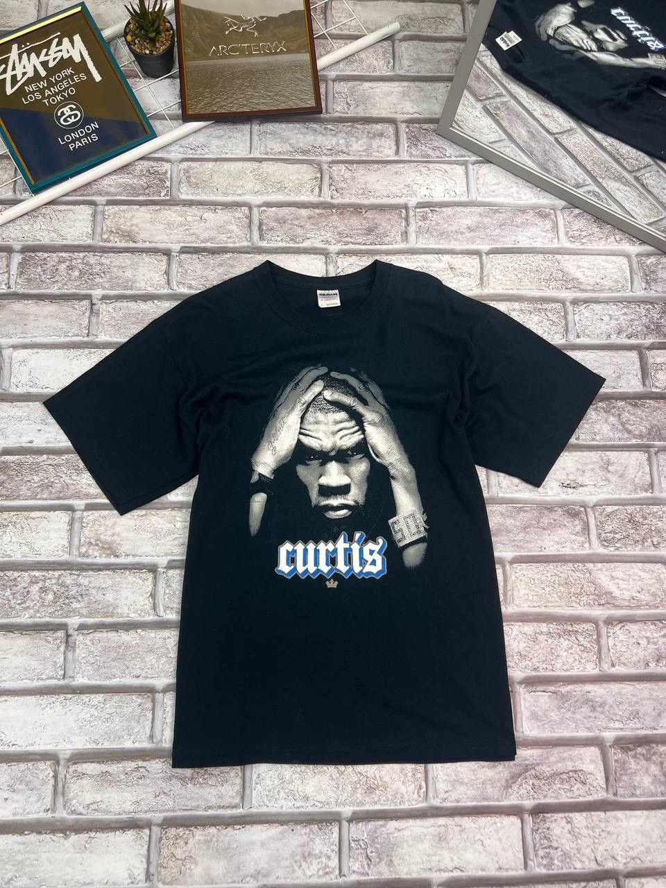 Gildan × Vintage Vintage 50 Cent Curtis 2007 Tour Tee Size US L / EU 52-54 / 3 - 1 Thumbnail