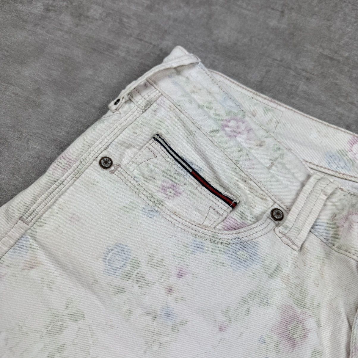 Tommy Hilfiger Tommy Hilfiger Flower Jeans Size 31" - 6 Thumbnail