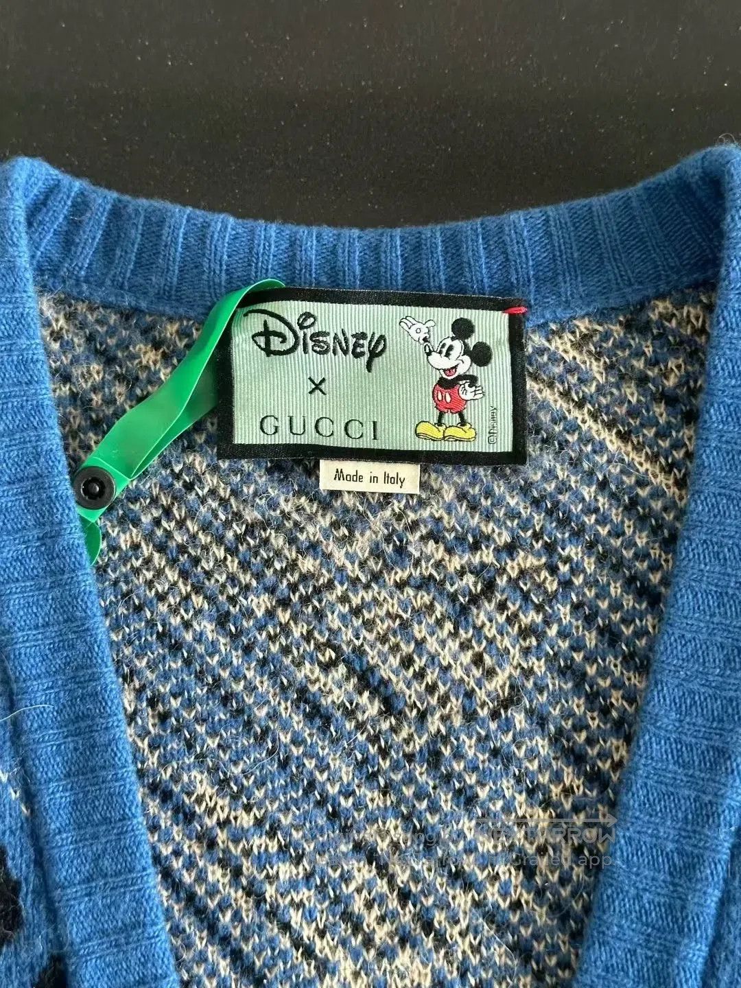 Gucci Guicci Blue Mickey Cardigan| Size S / US 4 / IT 40 - 3 Thumbnail