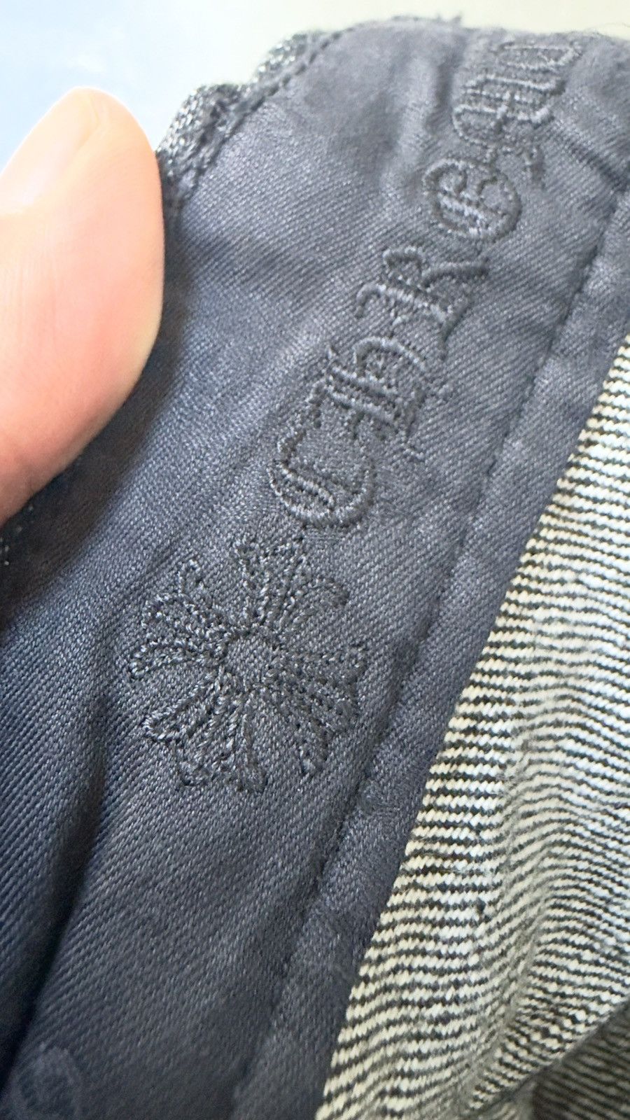 Chrome Hearts RARE! Chrome Hearts Grey & Black Star Patch Jeans Size US 32 / EU 48 - 15 Thumbnail