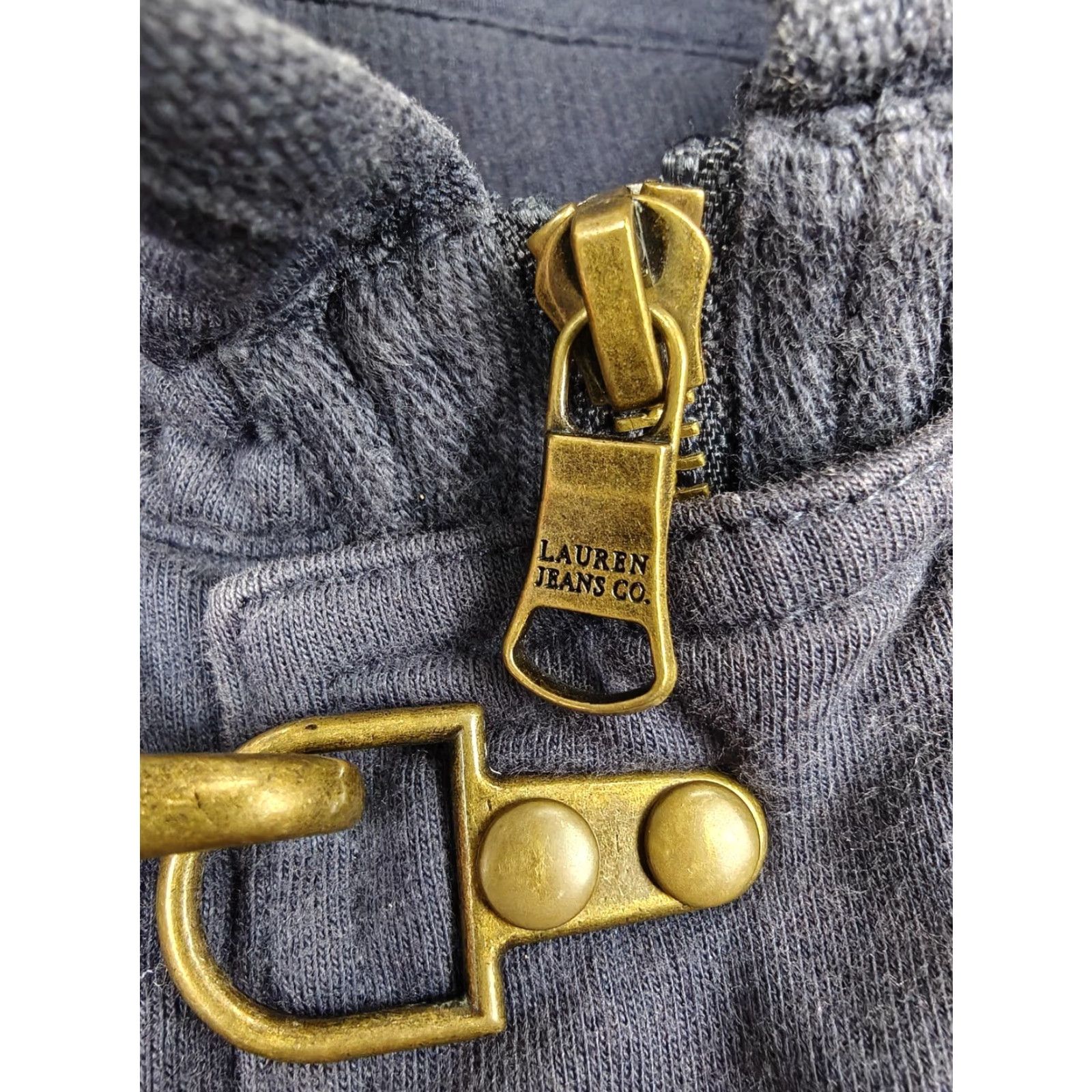 Ralph Lauren VINTAGE Lauren Ralph Lauren Military Fireman Jacket Womens XL Blue Quilted Jacket Size XL / US 12-14 / IT 48-50 - 7 Thumbnail