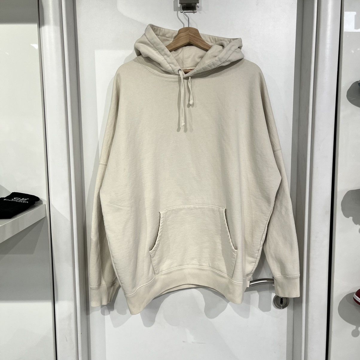 Supreme Supreme Beaded Hooded Sweatshirt Natural | Grailed