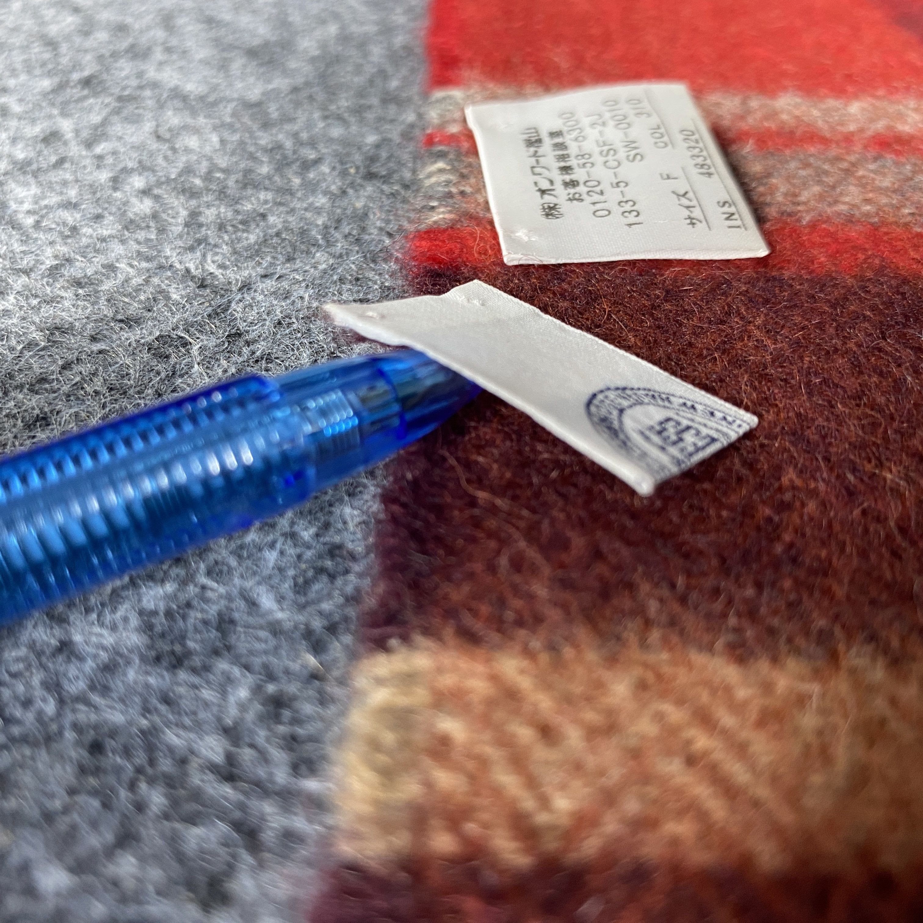 J. Press × Vintage J. Press Scarf # Muffler # Neckwear # D484 Size ONE SIZE - 4 Thumbnail