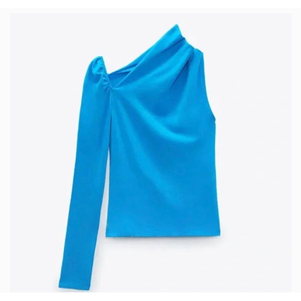 Zara Zara Asymmetrical Top Size Medium 5644/816 Size M / US 6-8 / IT 42-44 - 7 Thumbnail