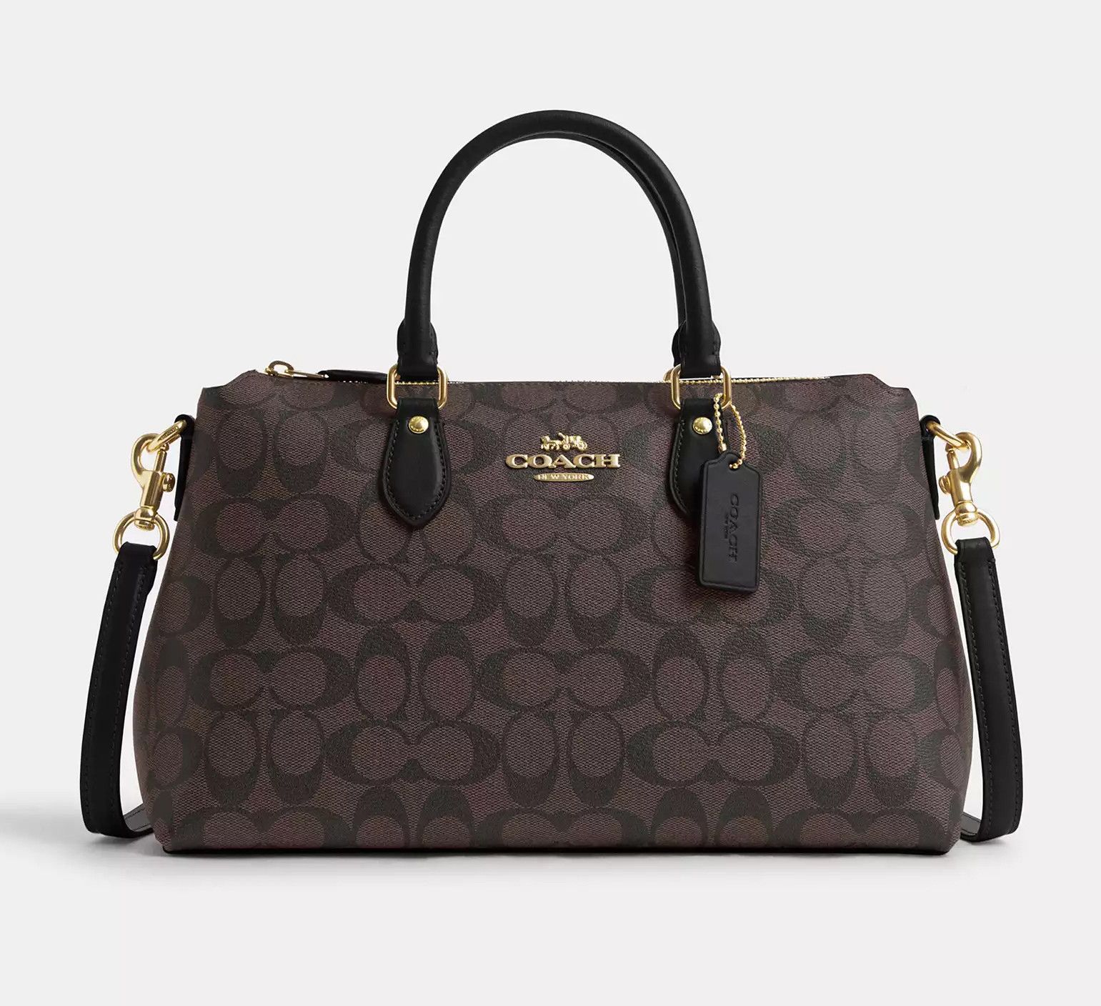 Georgia Satchel In Signature Canvas CR157