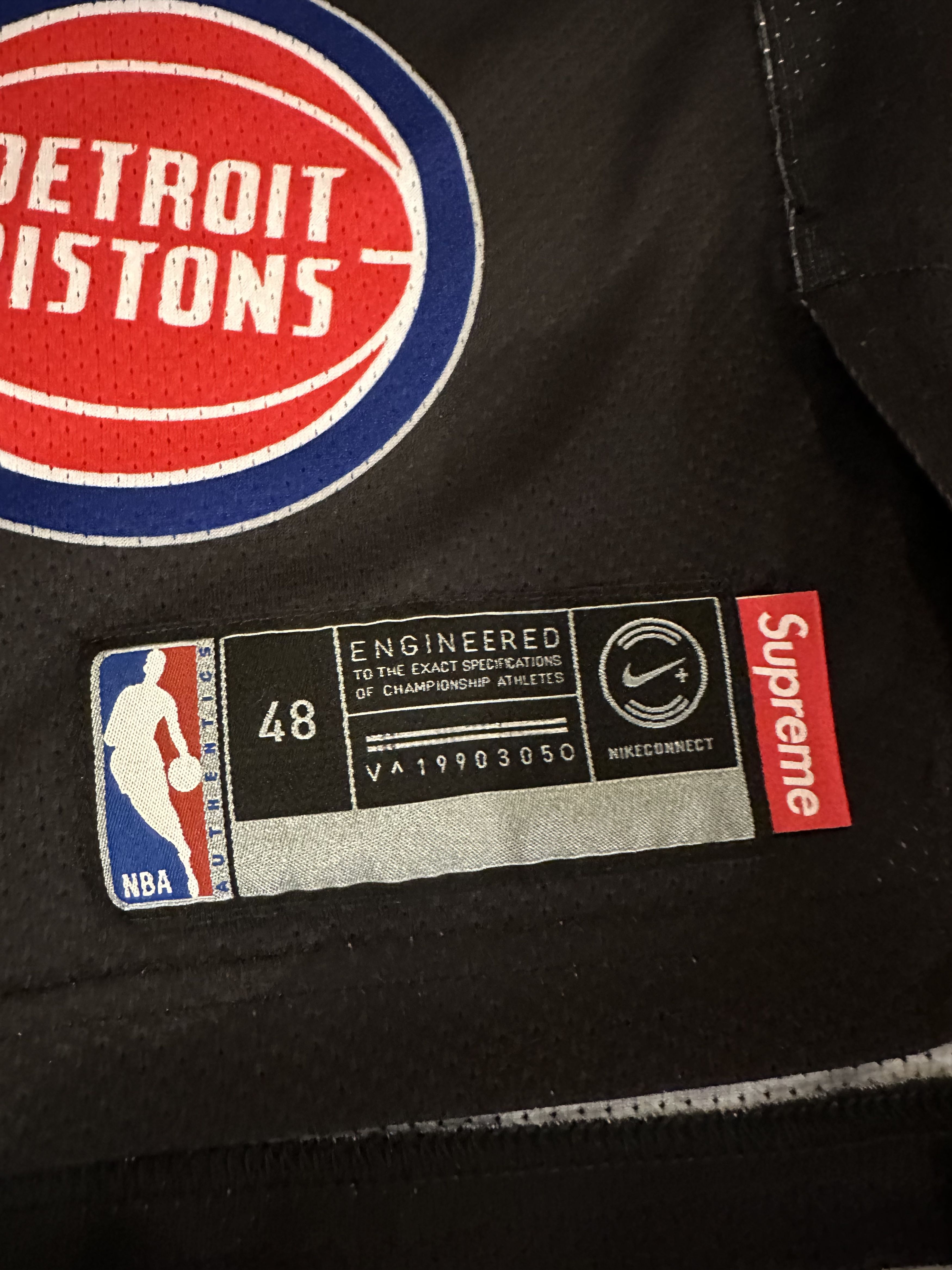 NBA × Nike × Supreme Supreme X Nike X NBA Jersey Black Size US L / EU 52-54 / 3 - 4 Thumbnail