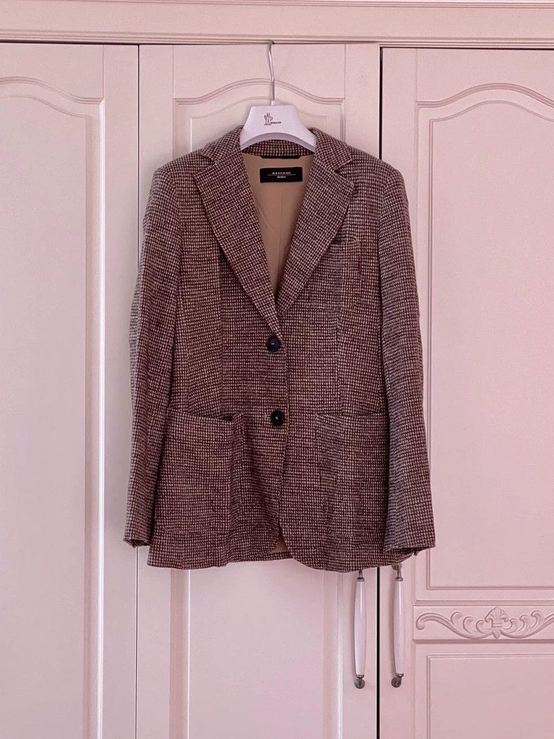 Max Mara Max Mara Wool coffee coat Size L / US 10 / IT 46 - 1 Thumbnail