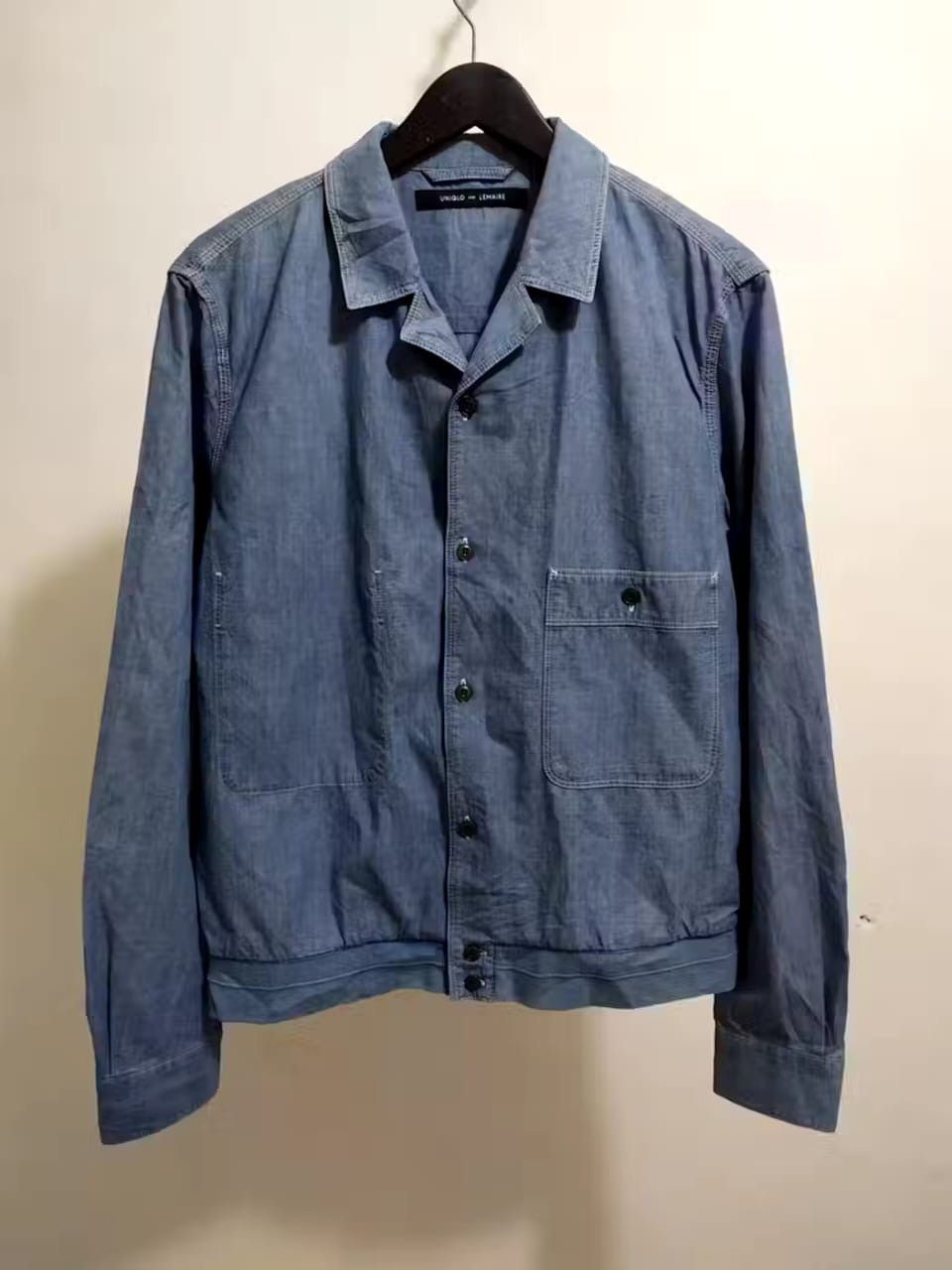 Lemaire × Uniqlo Uniqlo X Lemaire Chambray Classic Worker Jacket Size US L / EU 52-54 / 3 - 1 Thumbnail