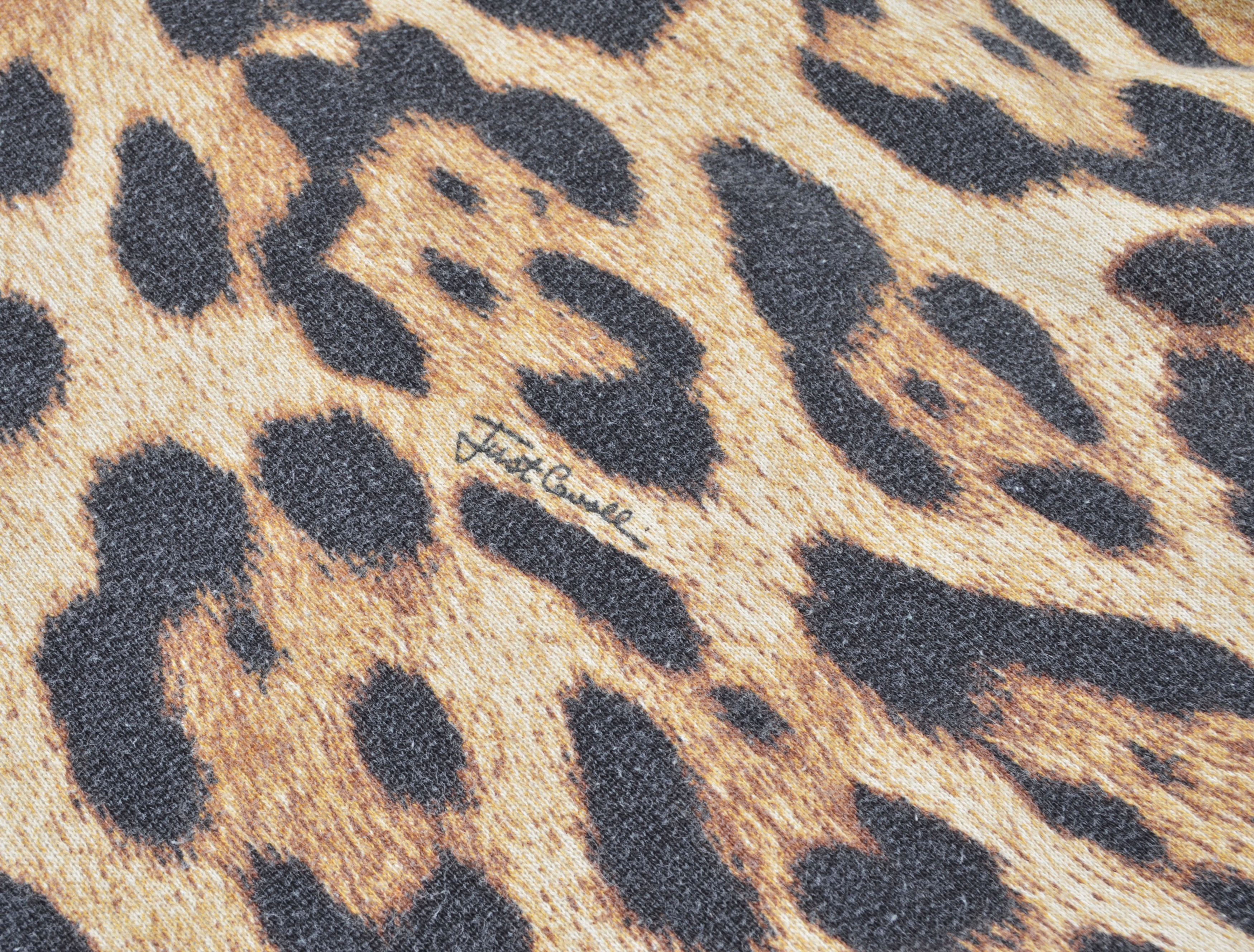 Just Cavalli Vintage Just Cavalli Y2K Leopard Iconic Long Sleeve Hoodie Size XXS / US 00 / IT 34 - 8 Thumbnail