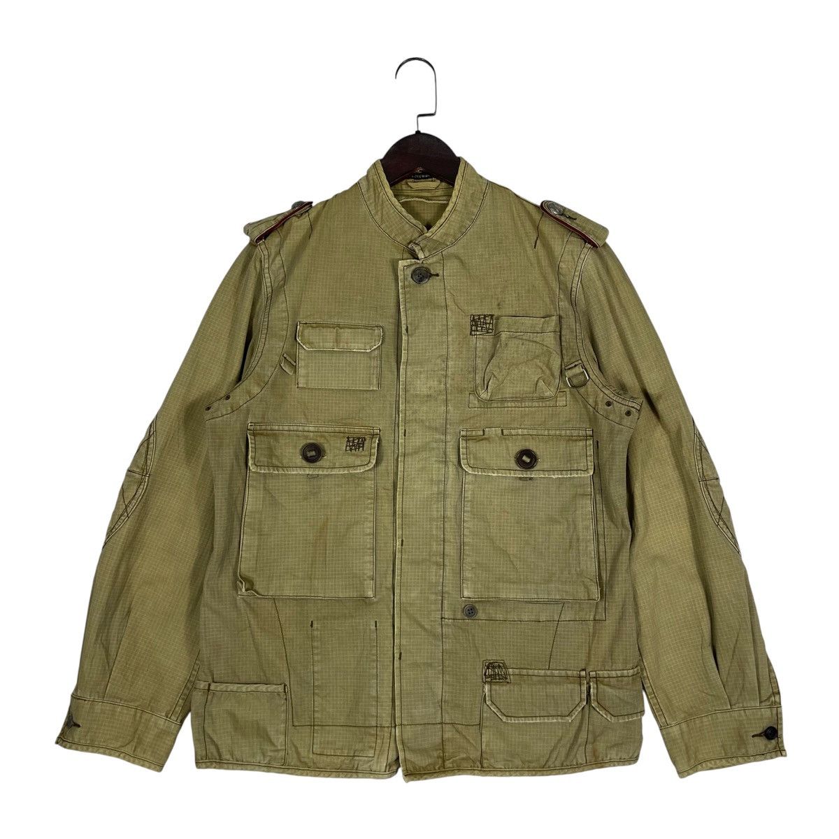 R.Newbold Vintage R.Newbold Paul Smith Military Ripstop Field Jacket Size US M / EU 48-50 / 2 - 1 Thumbnail