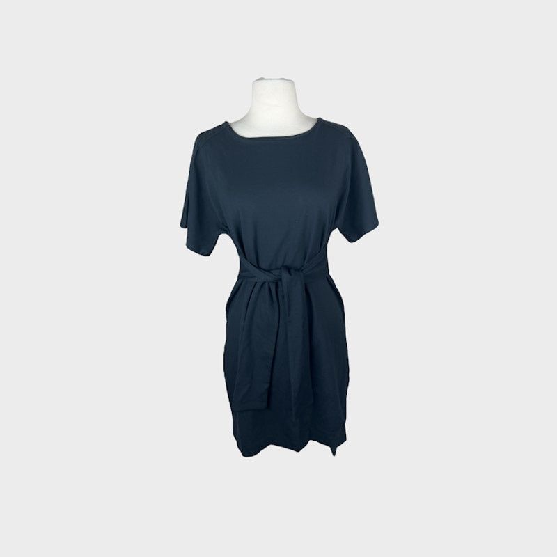 Express Express Tie Front Black Dolman Dress | XS Size XS / US 0-2 / IT 36-38 - 3 Thumbnail