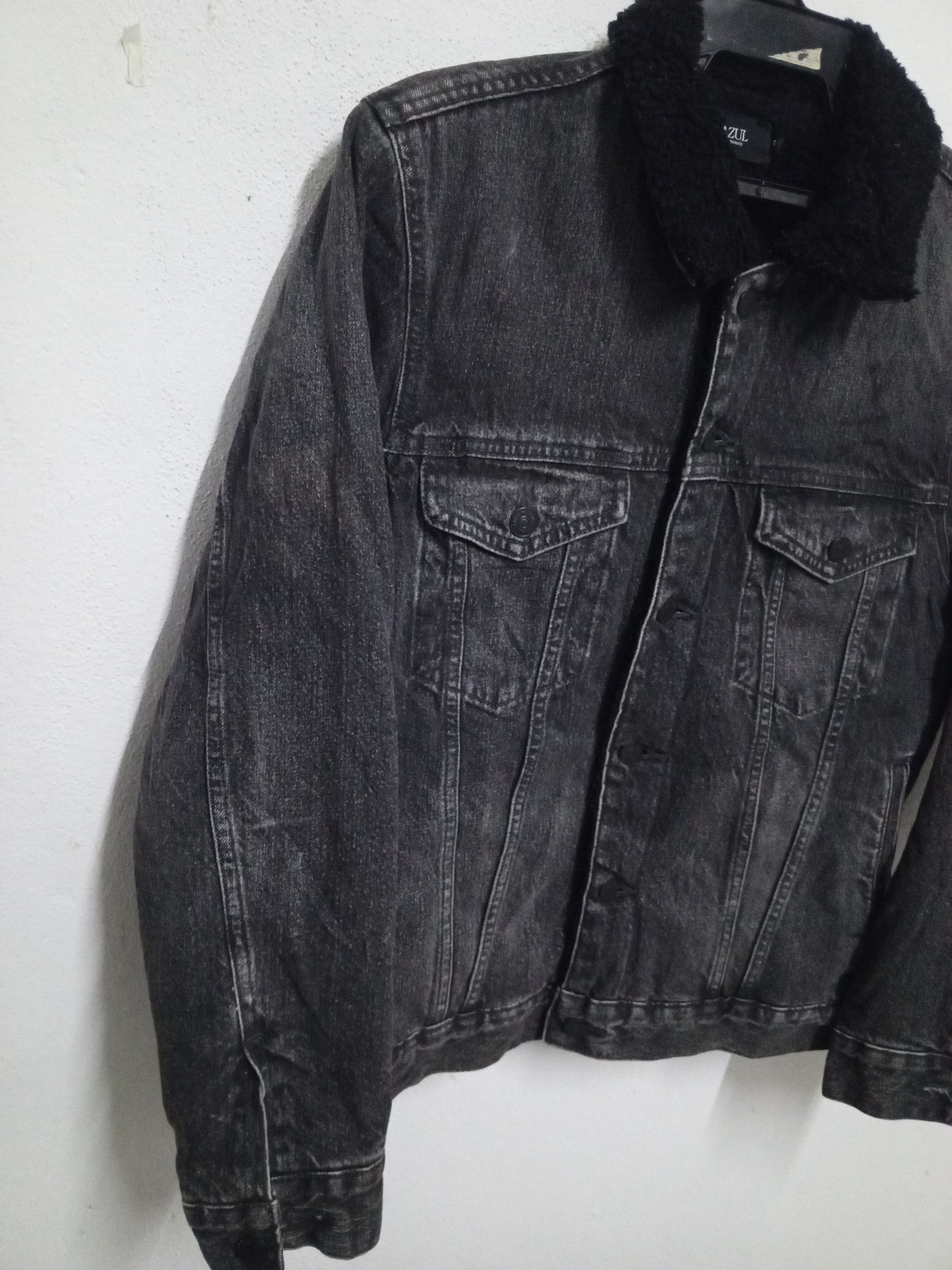 MOUSSY AZUL BY MOUSSY DENIM JACKET WOOL Size US L / EU 52-54 / 3 - 2 Thumbnail