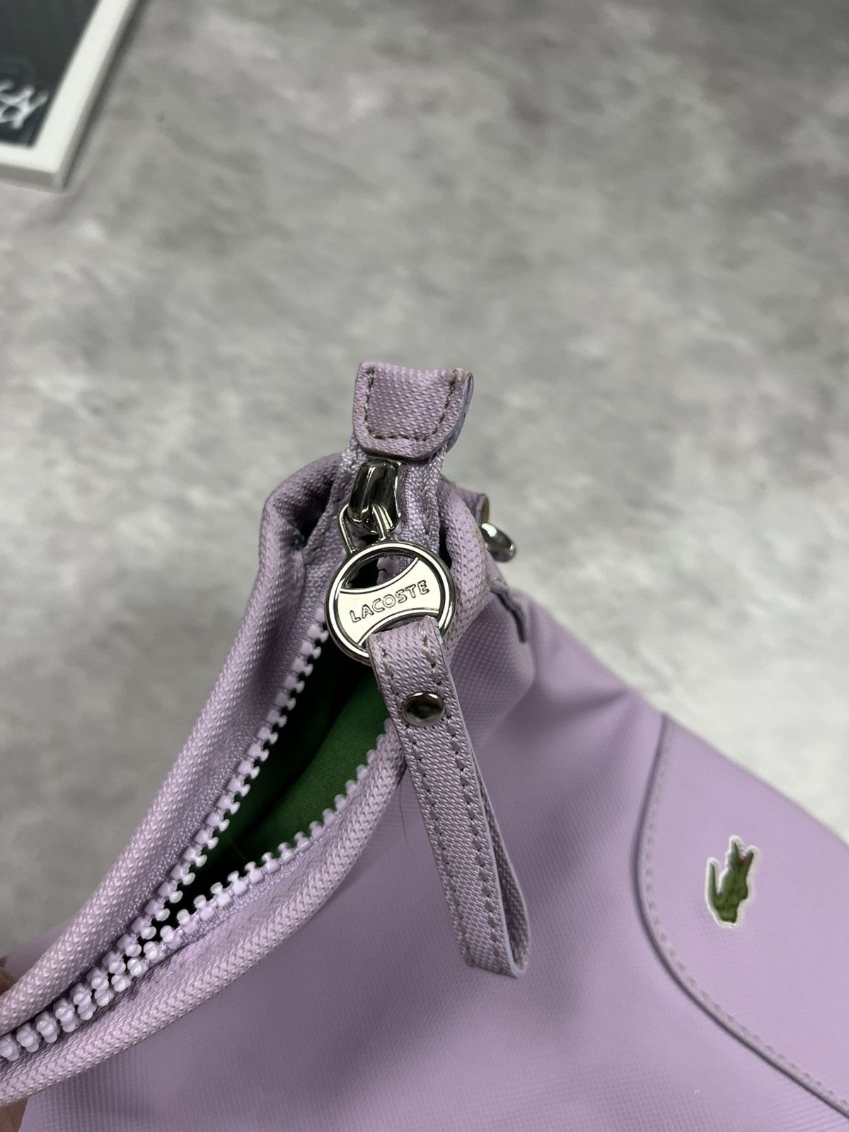 Lacoste Lacoste IUNU FLAT Lilac/Lavender Flat Crossbody Shoulder Bag Size ONE SIZE - 10 Thumbnail