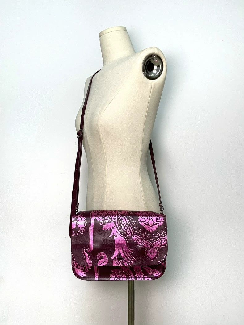 Vivienne Westwood Vivienne Westwood size os Bordeaux leather jacquard pink pu Size ONE SIZE - 2 Thumbnail
