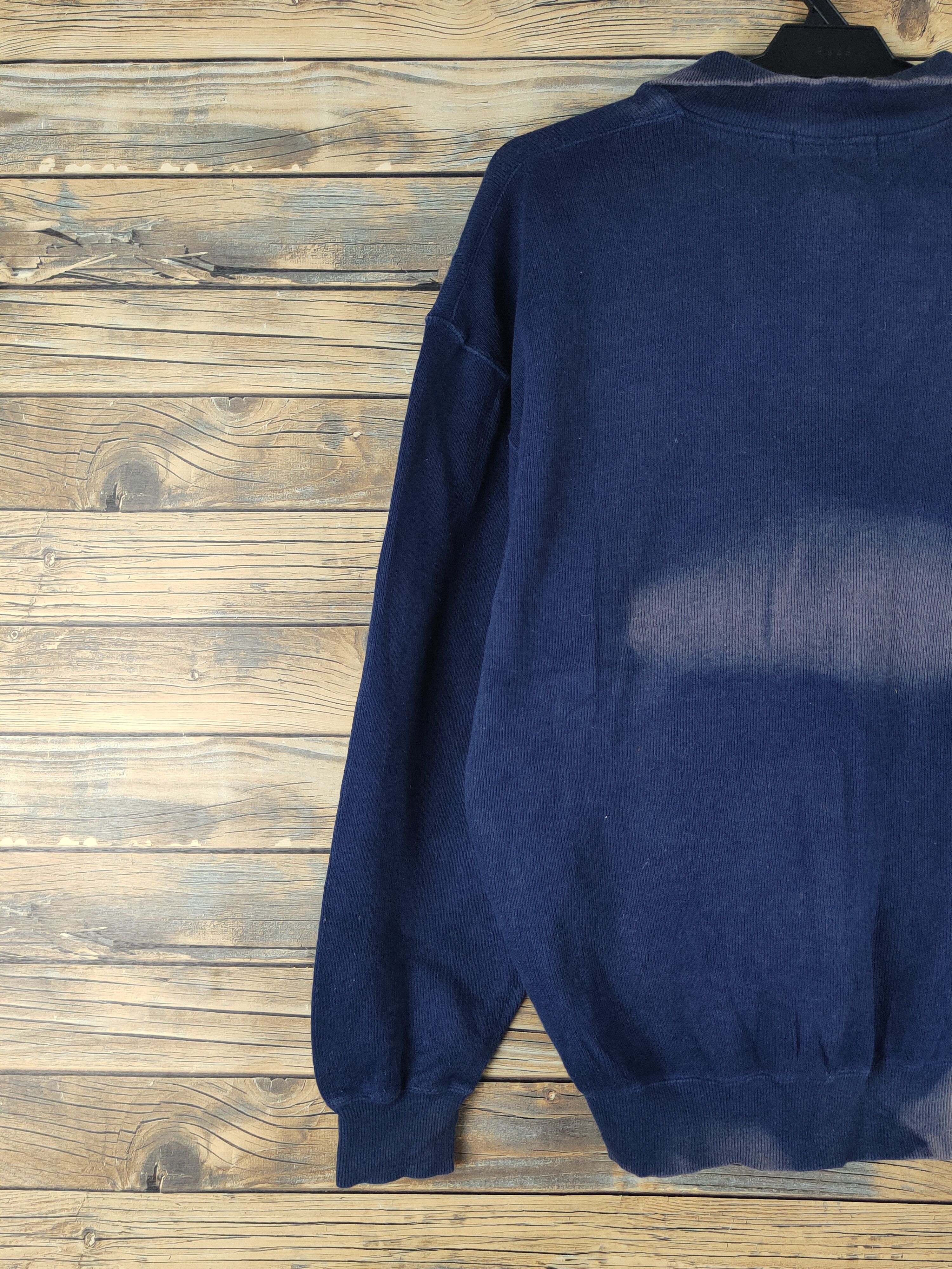 Yamaha Yamaha vintage Navy faded Knitwear Sweatshirts #W1374 Size US M / EU 48-50 / 2 - 9 Thumbnail