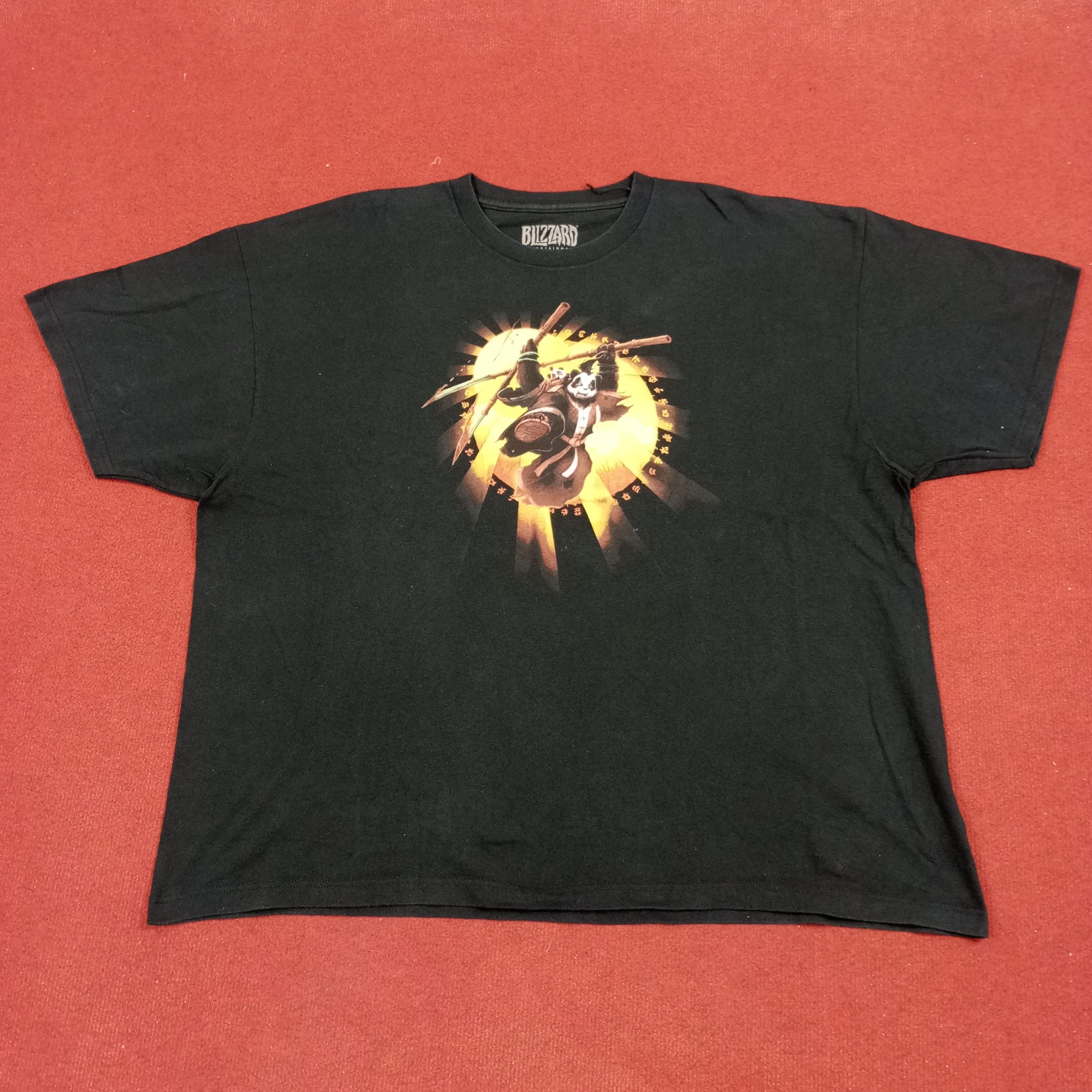 Playstation × The Game × Vintage World Of Warcraft Blizzard Games Promo Style Tshirt Size US XXL / EU 58 / 5 - 1 Thumbnail
